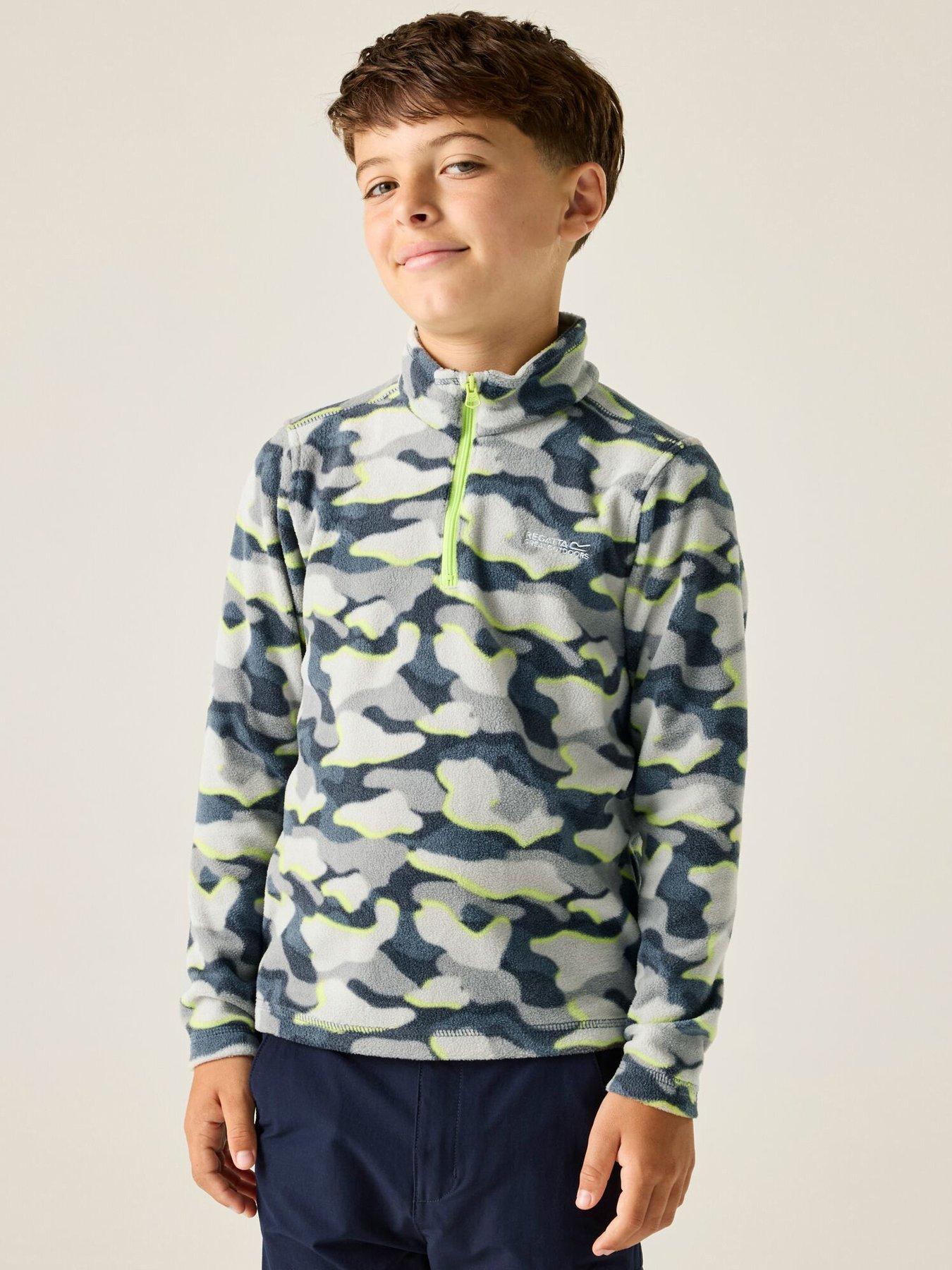 Regatta Boys Hot Shot Ii Fleece, Grey, Size 13 Years