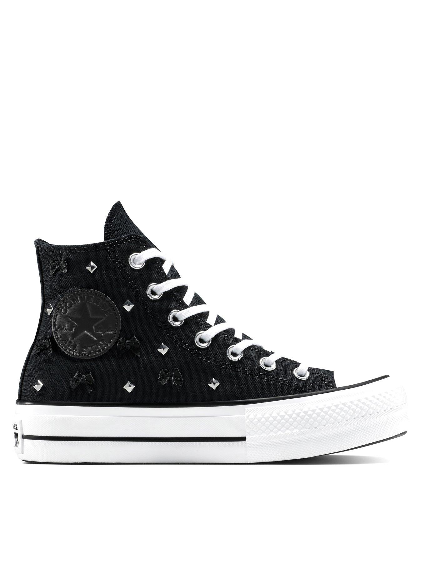 Converse Womens Chuck Taylor Hi All Star Lift - Black