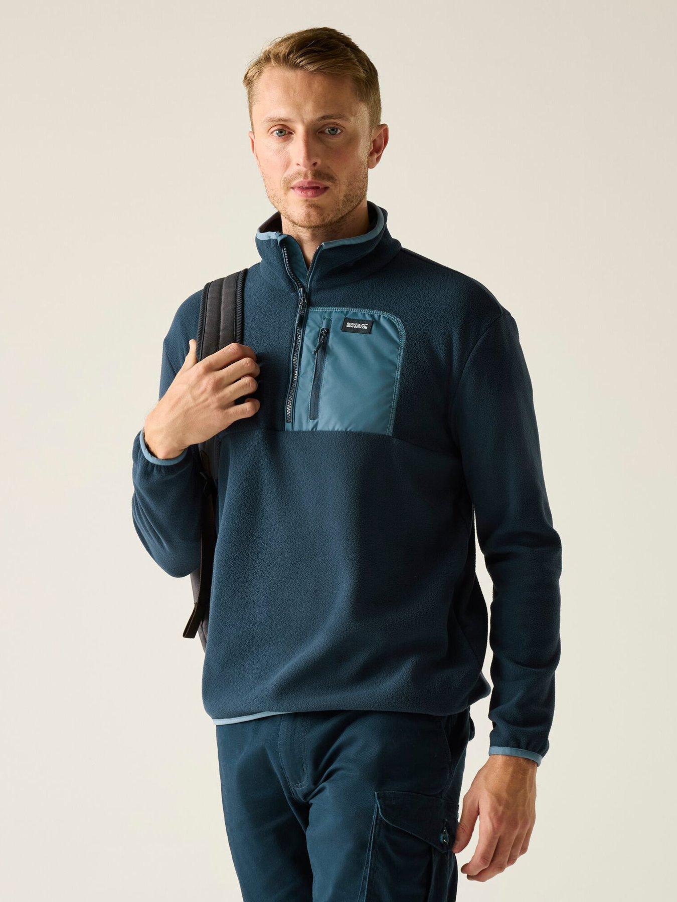 Regatta Mens Frankie Half Zip Fleece - Navy