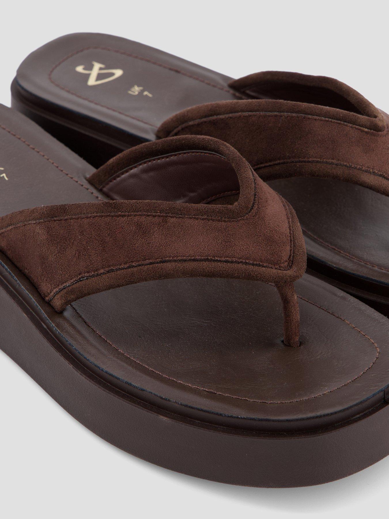Image 5 of 7 of The Very Collection Wedge Toe Thong Sandal