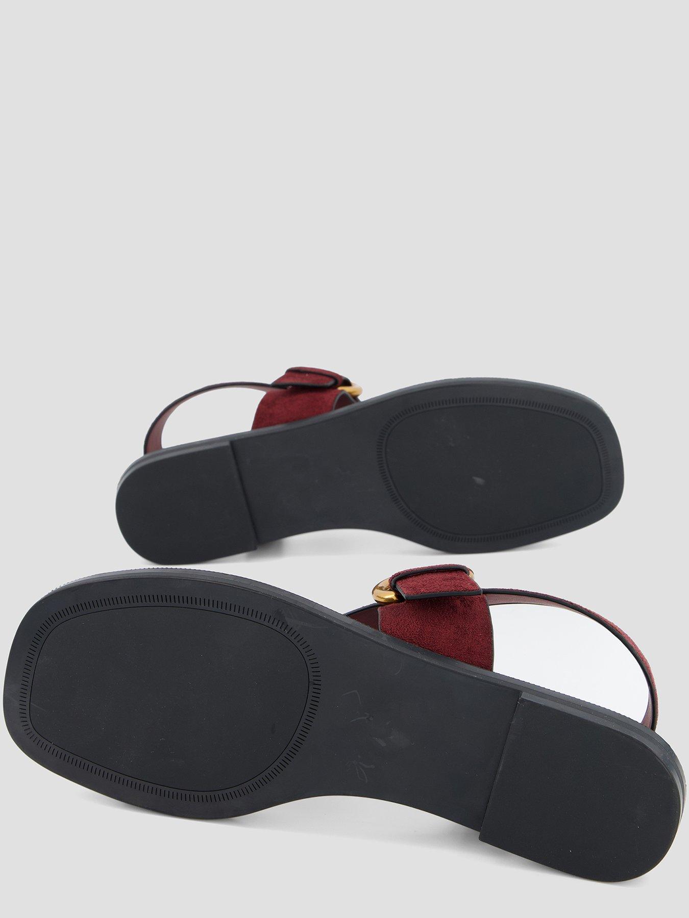 Image 4 of 7 of The Very Collection Flat Sandal With Toe Ring