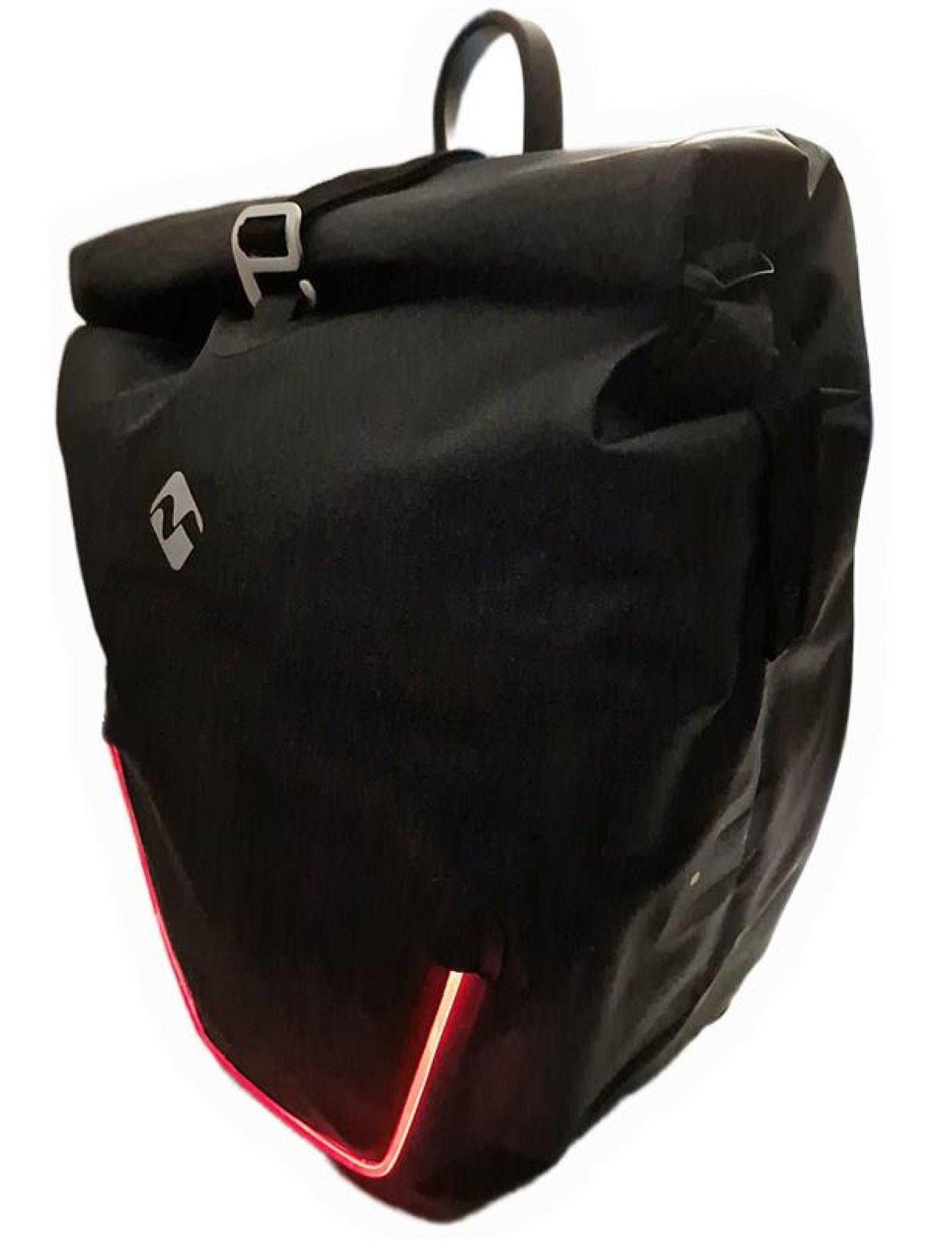 Image 3 of 7 of AWE LED Hi Visibility Pannier Bag 100% Waterproof Bike/E-Bike 23 Litres