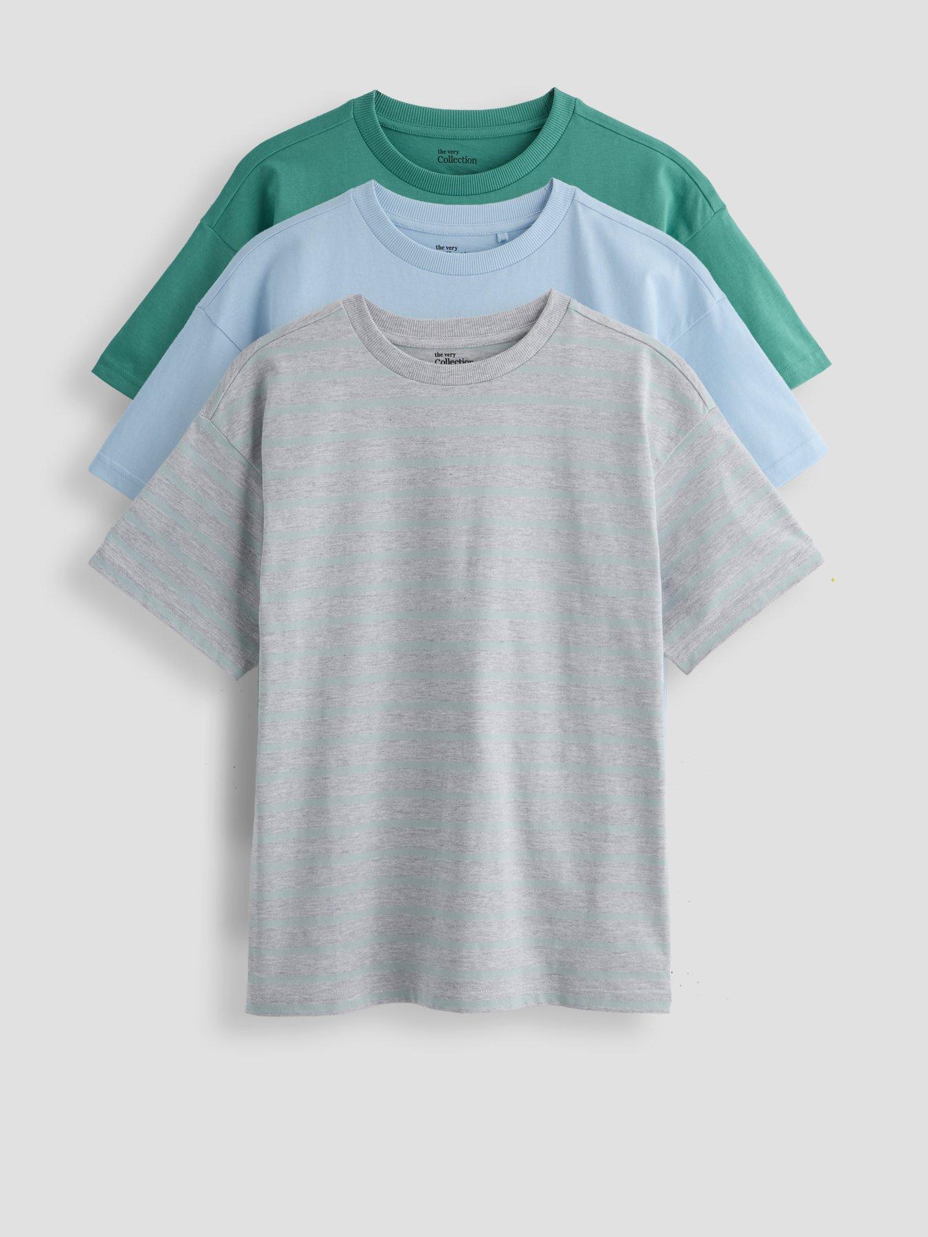 Image 1 of 5 of The Very Collection Boys 3 Pack T-shirt - Multi