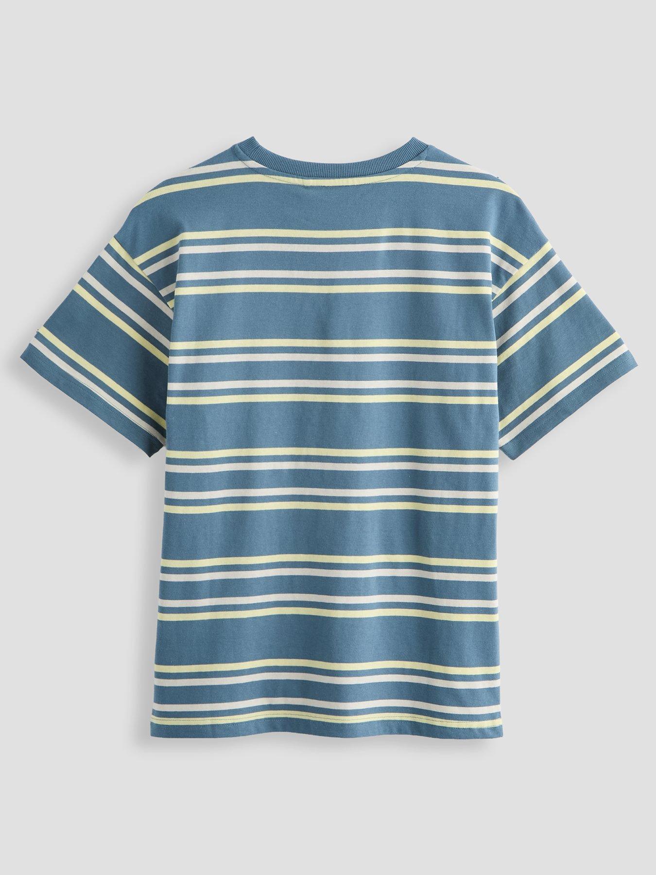 Image 3 of 5 of The Very Collection Boys 5 Pack Stripe Detail Tshirt