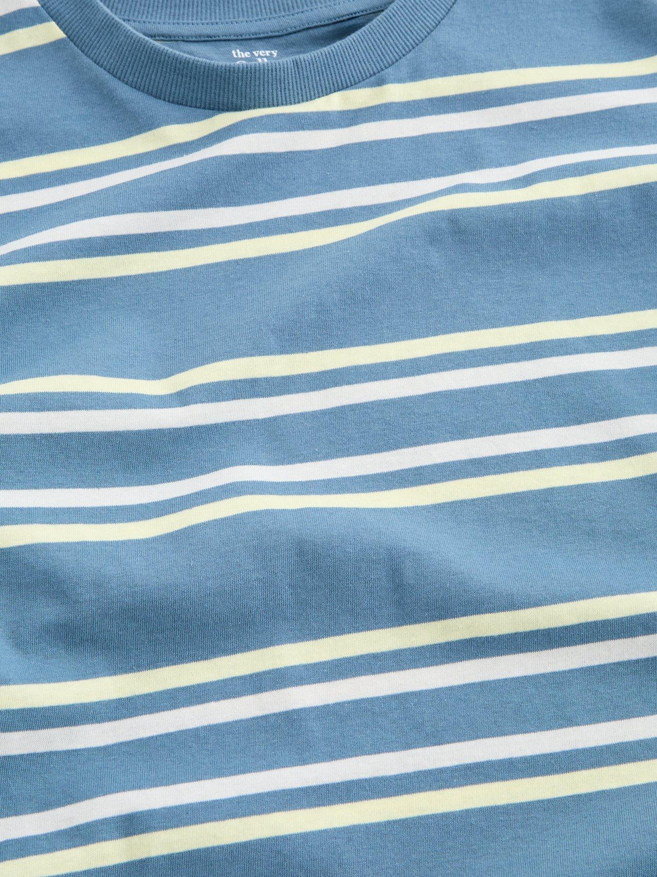 Image 4 of 5 of The Very Collection Boys 5 Pack Stripe Detail Tshirt