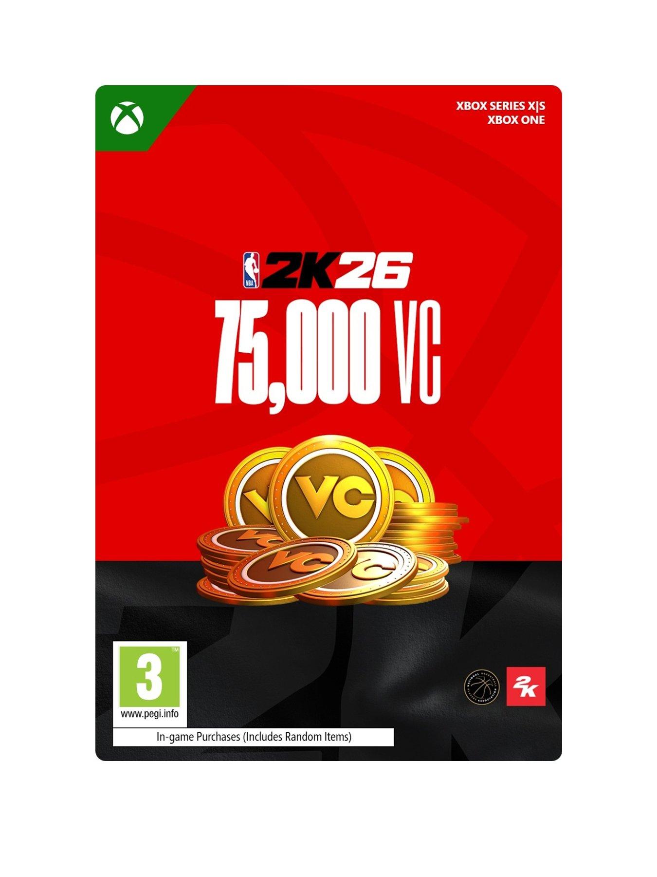 Xbox NBA 2K26 - 75,000 Virtual Currency Pack (Digital Download)