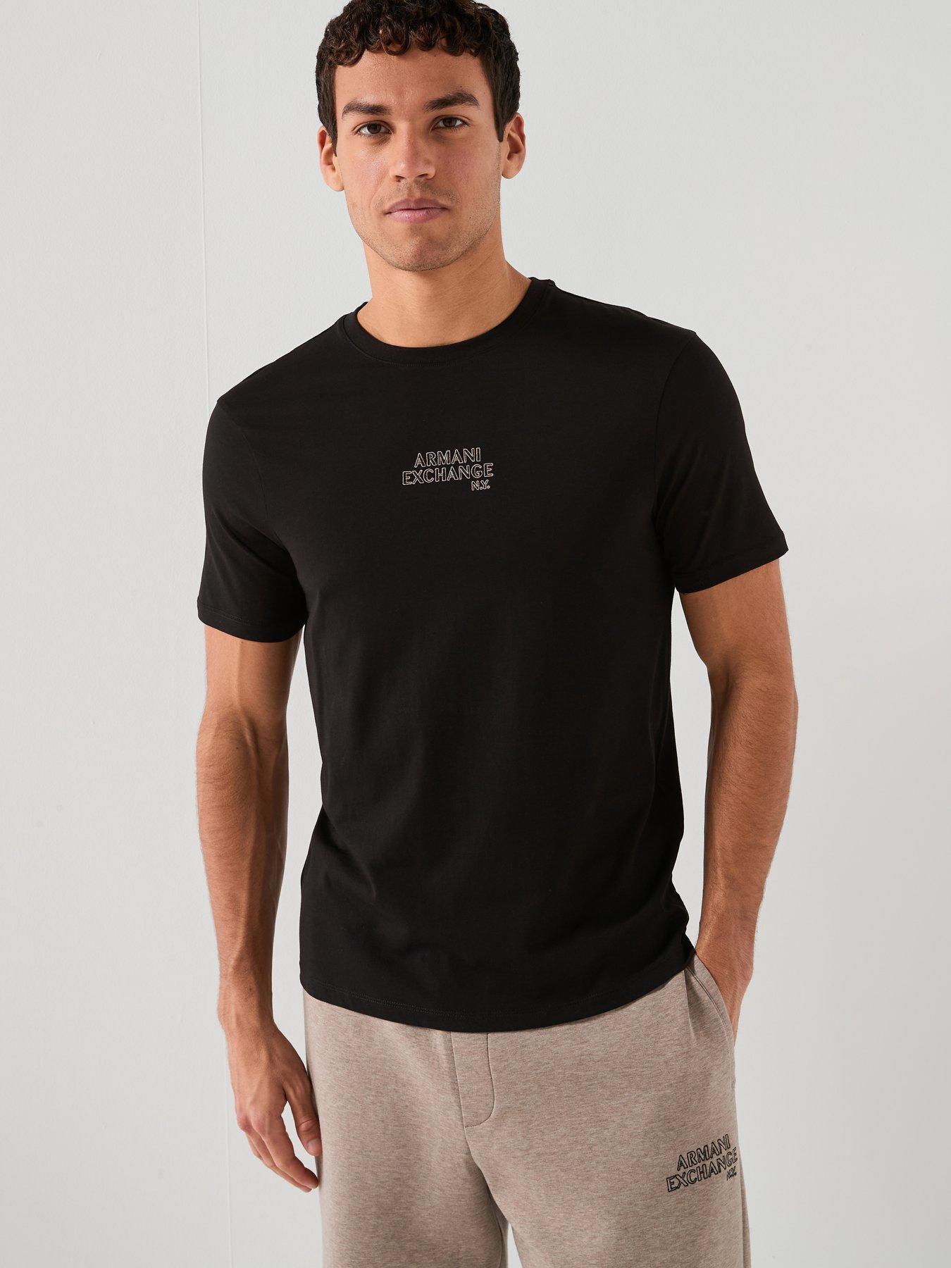 Armani Exchange Logo T-Shirt - Black