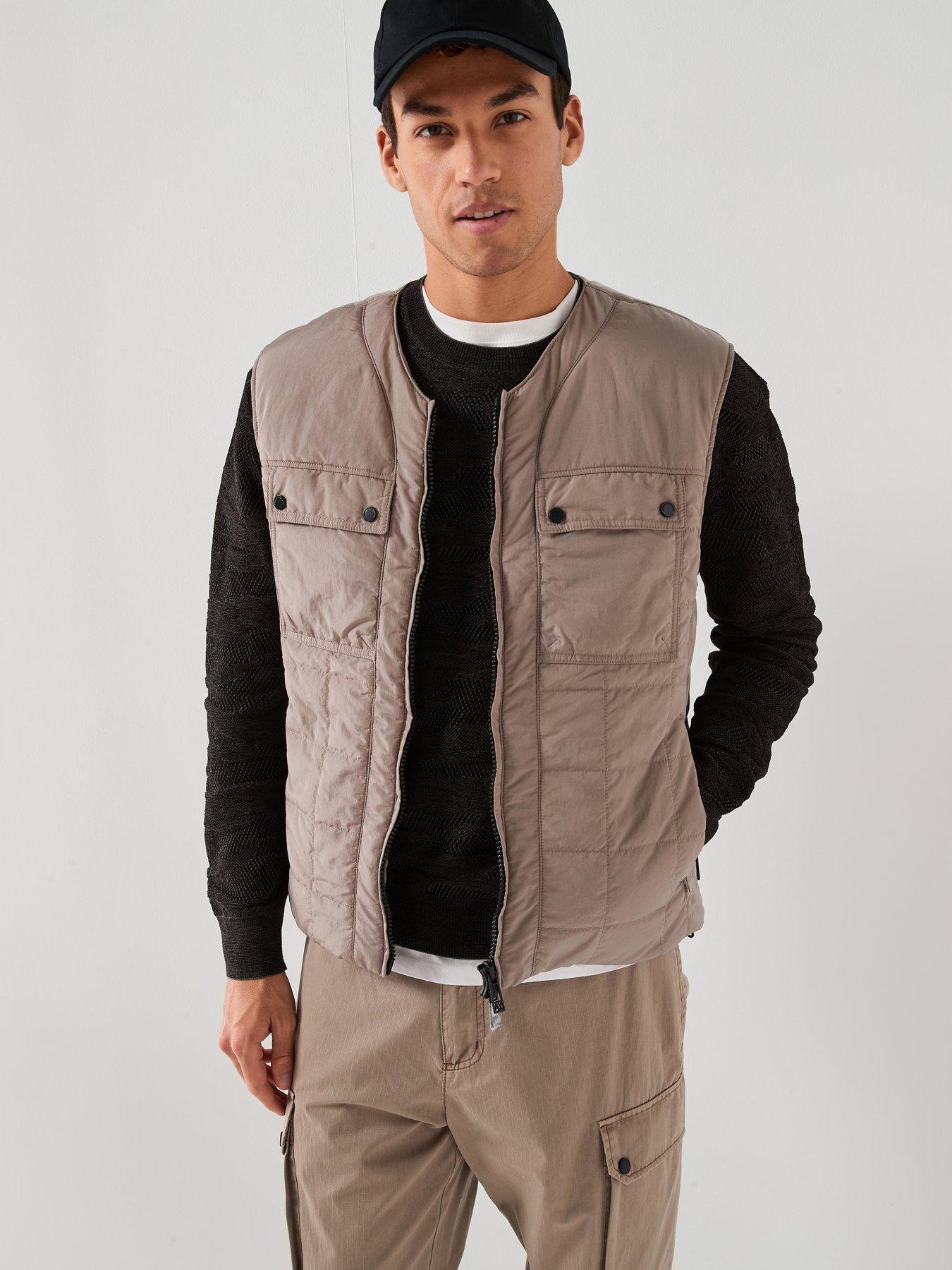 Armani Exchange Utilty Gilet - Natural