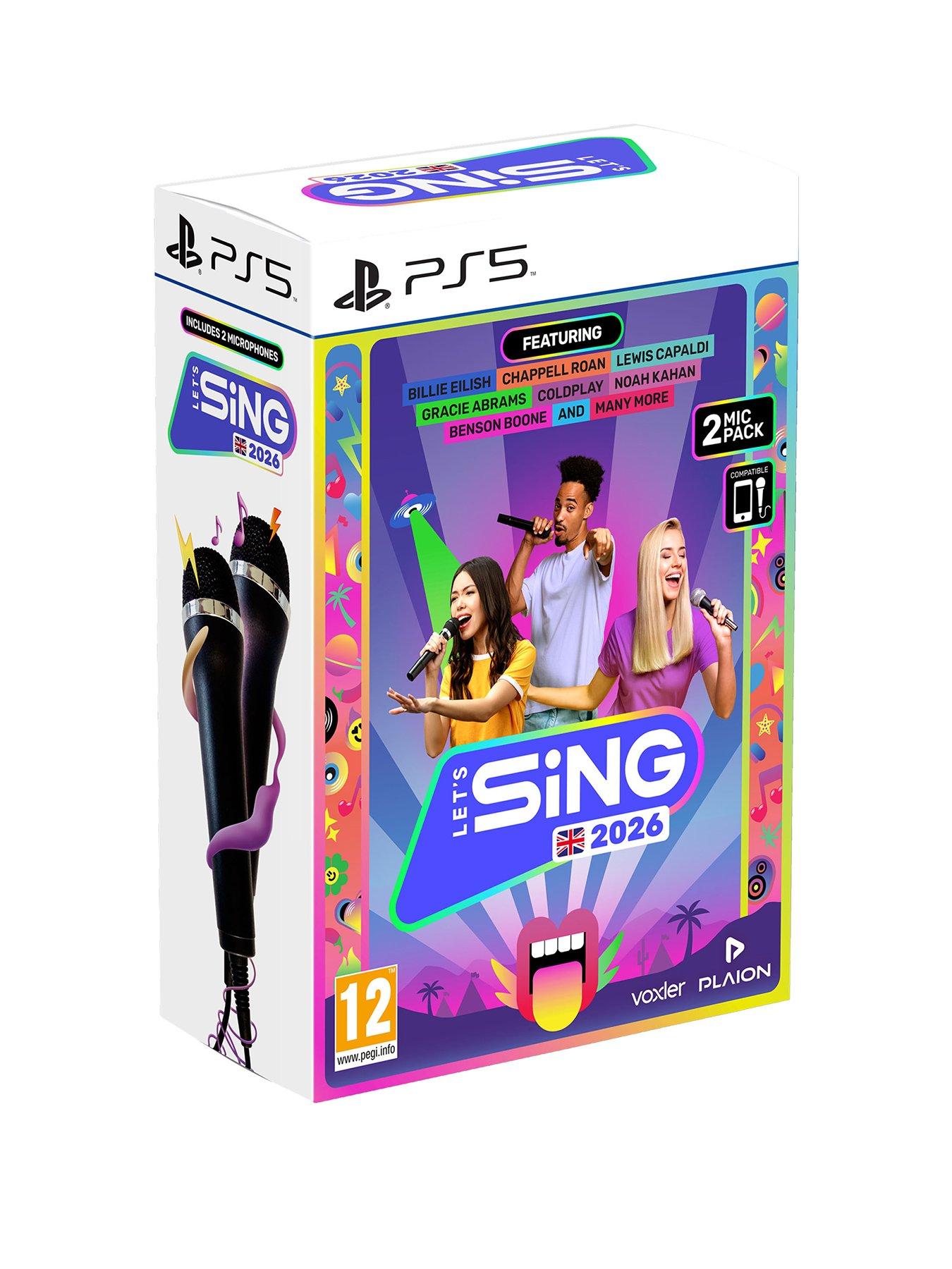 Image 1 of 5 of Playstation Let's Sing 2026 - 2-Mic for PlayStation 5