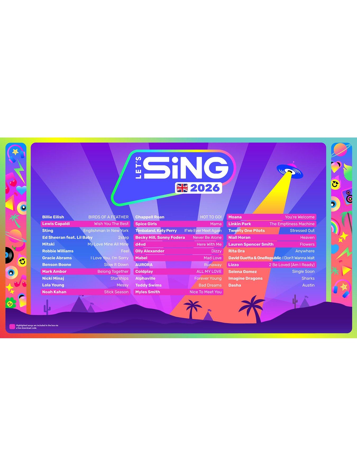 Image 5 of 5 of Playstation Let's Sing 2026 - 2-Mic for PlayStation 5
