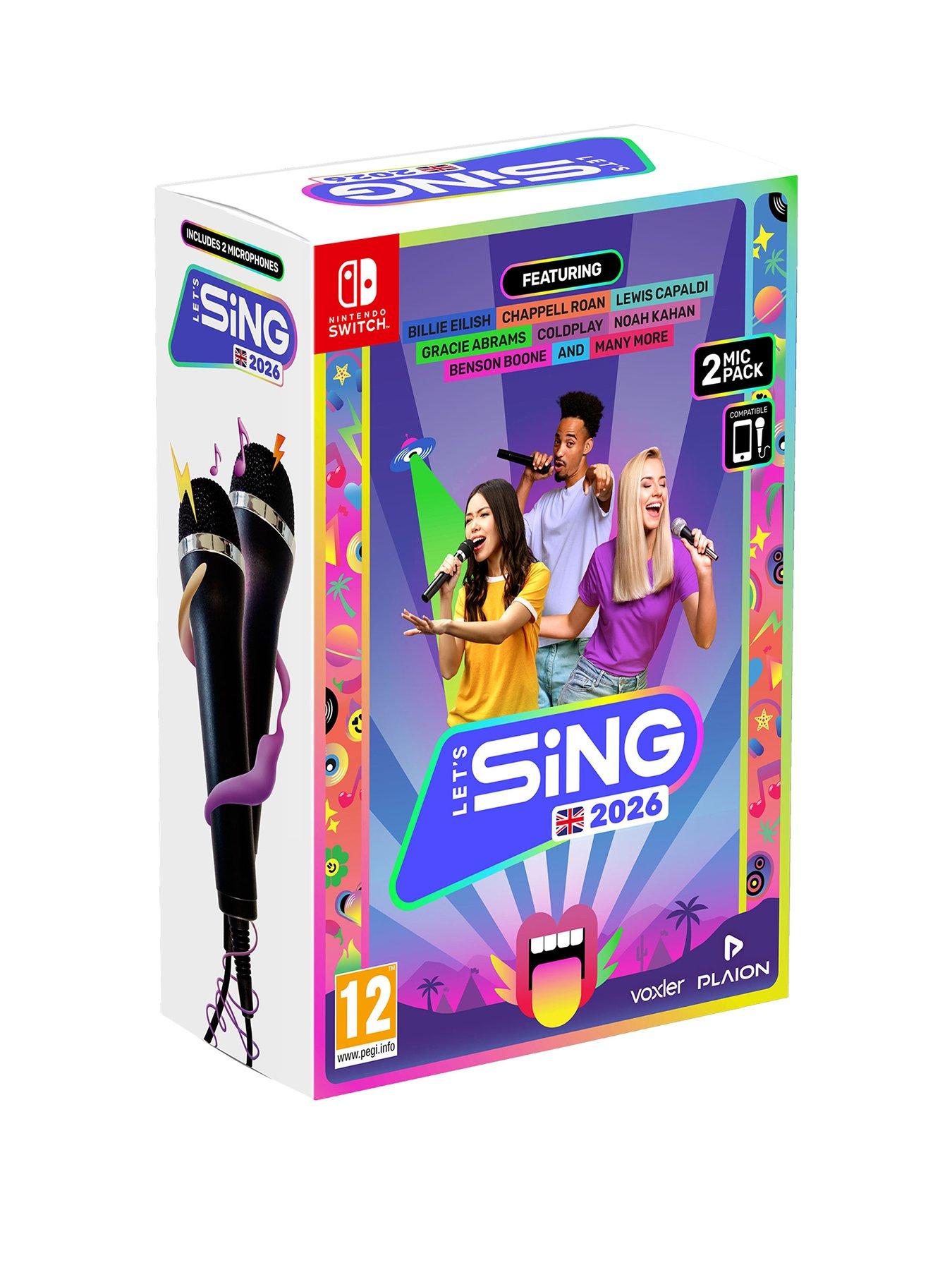 Image 1 of 5 of Nintendo Let's Sing 2026 - 2-Mic for Nintendo Switch