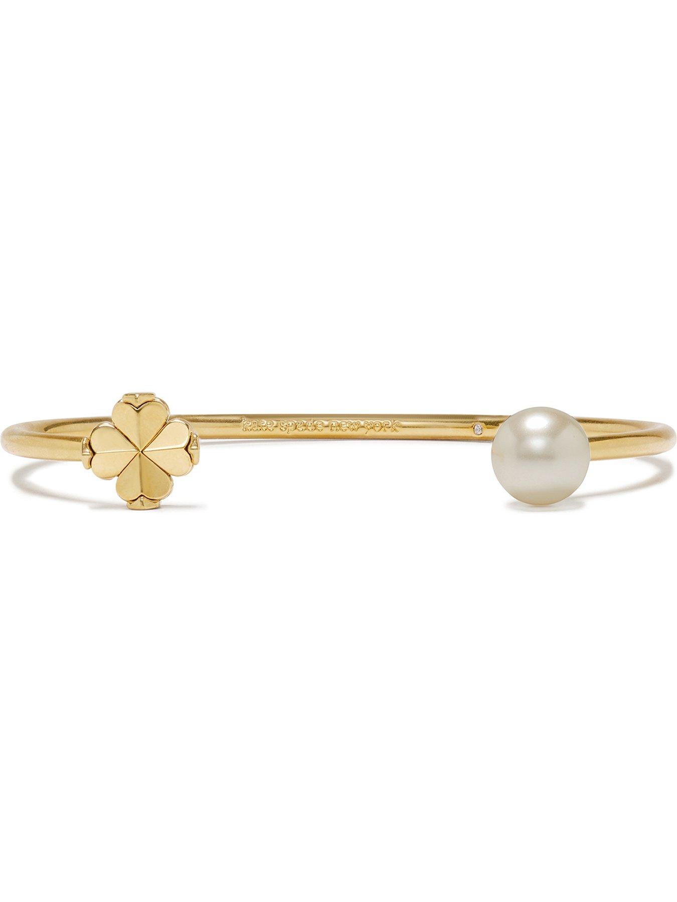Kate Spade New York Flower Pearl Cuff - Gold