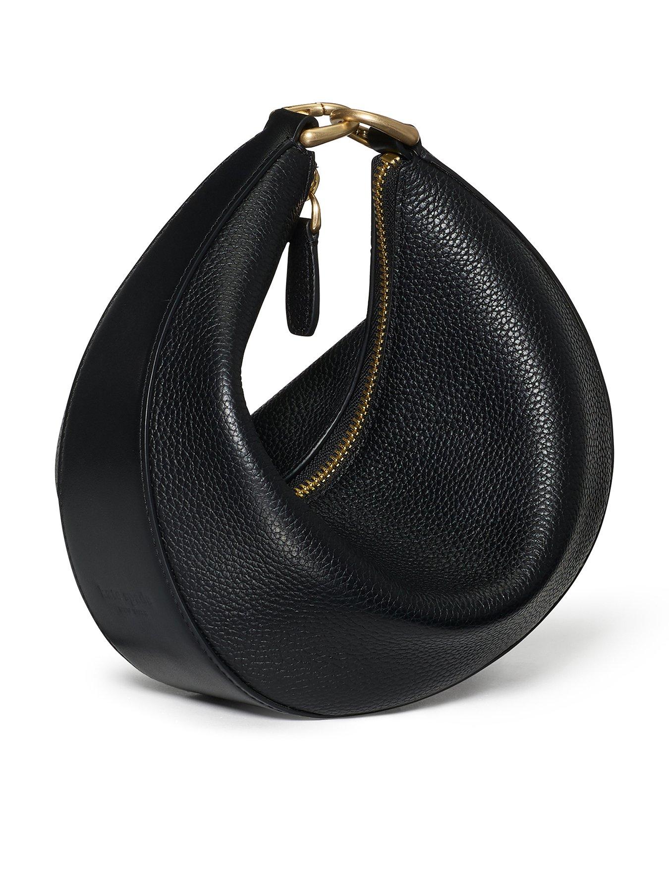Image 3 of 5 of Kate Spade New York Duo Pebbled Leather Crossbody Bag - Black