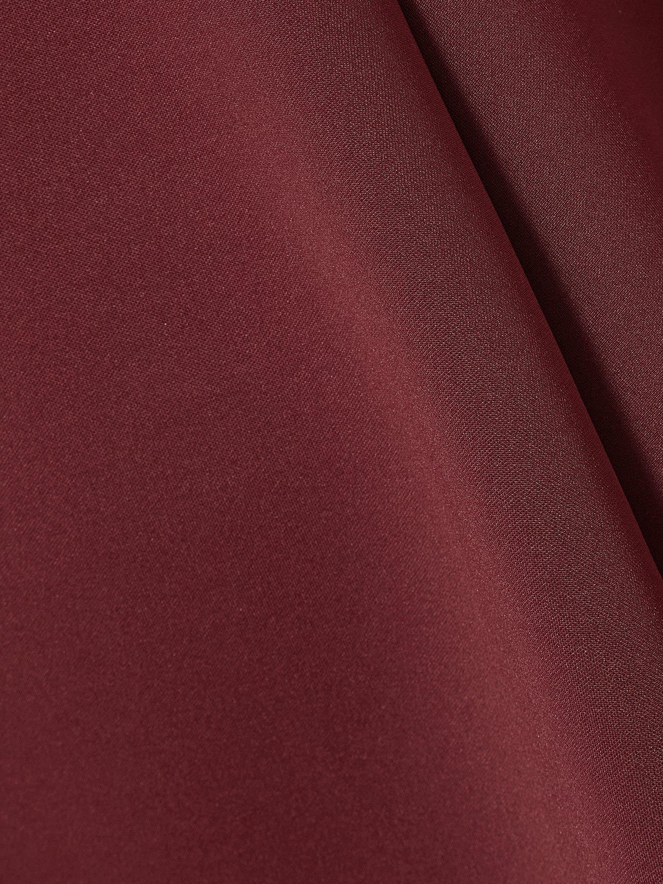 Image 6 of 6 of Quiz Dark Red A-line Mini Dress