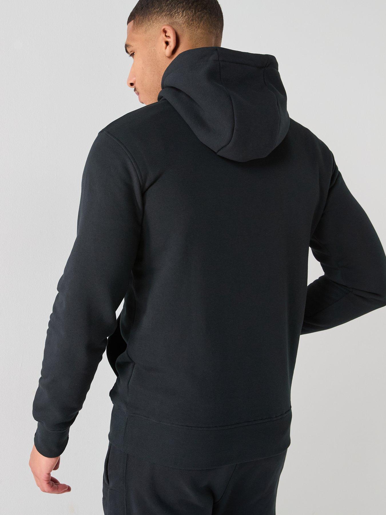 Image 2 of 6 of Ellesse Mens Brunate Hoodie - Black
