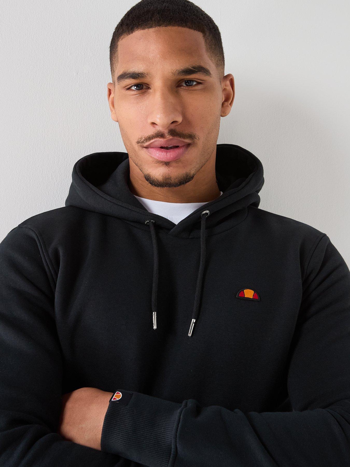 Image 5 of 6 of Ellesse Mens Brunate Hoodie - Black