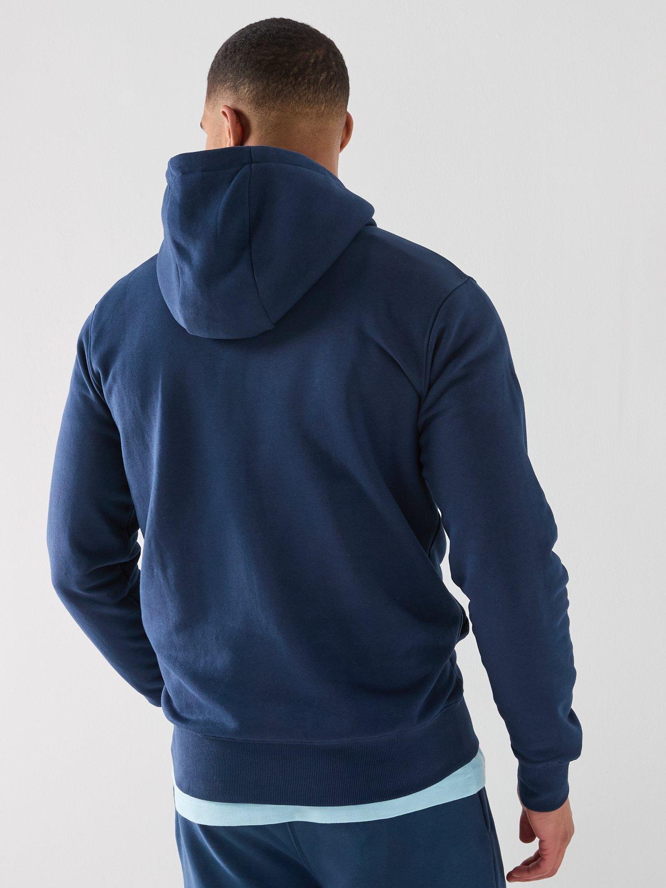 Image 2 of 5 of Ellesse Mens Brunate Hoodie - Navy