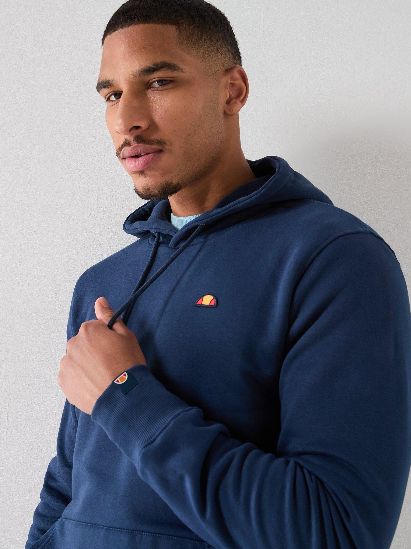Image 4 of 5 of Ellesse Mens Brunate Hoodie - Navy