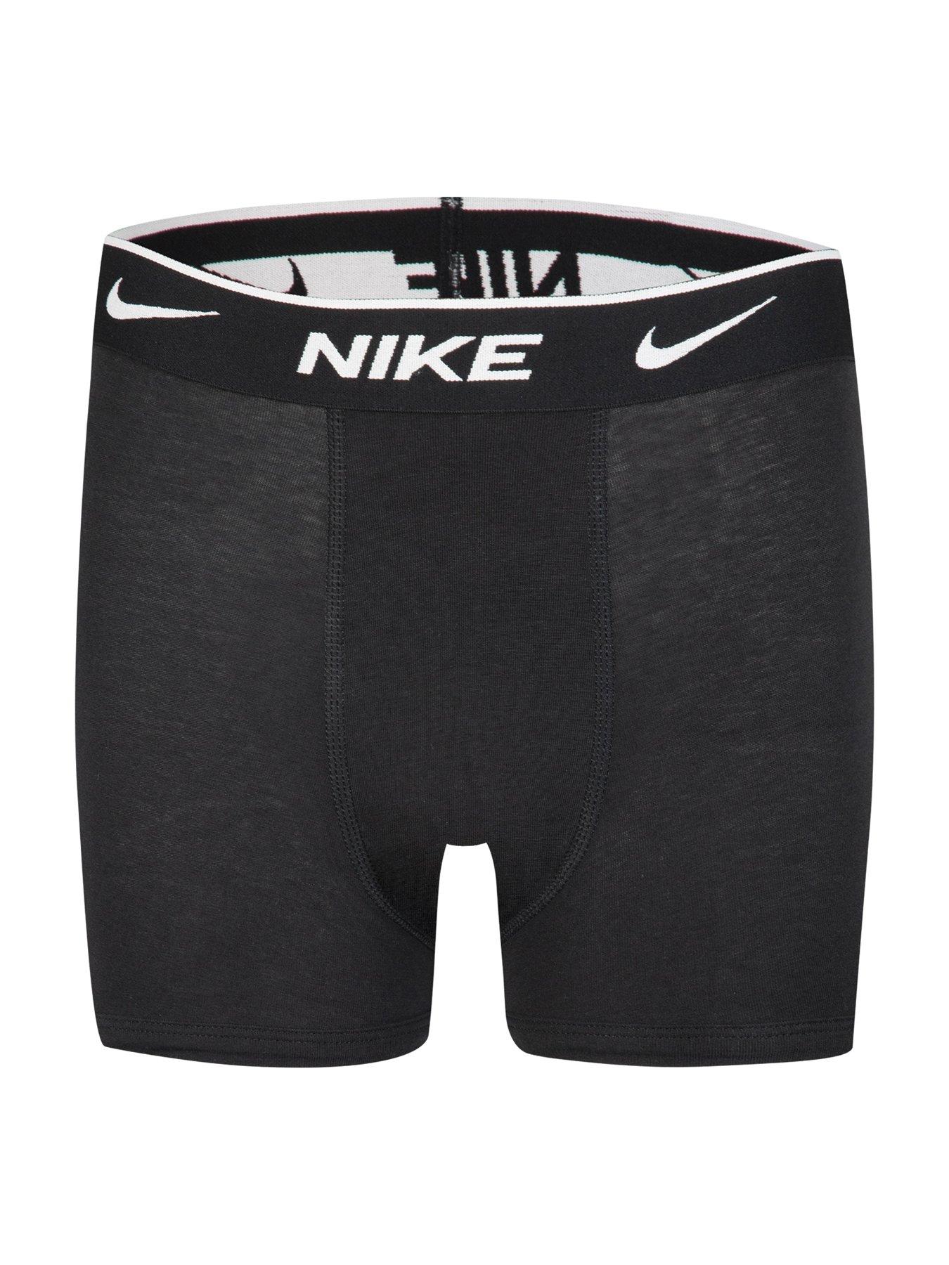 Image 3 of 6 of Nike Nhb Nhb E Day 3-Pack Cotton Stretch Boxers - Black