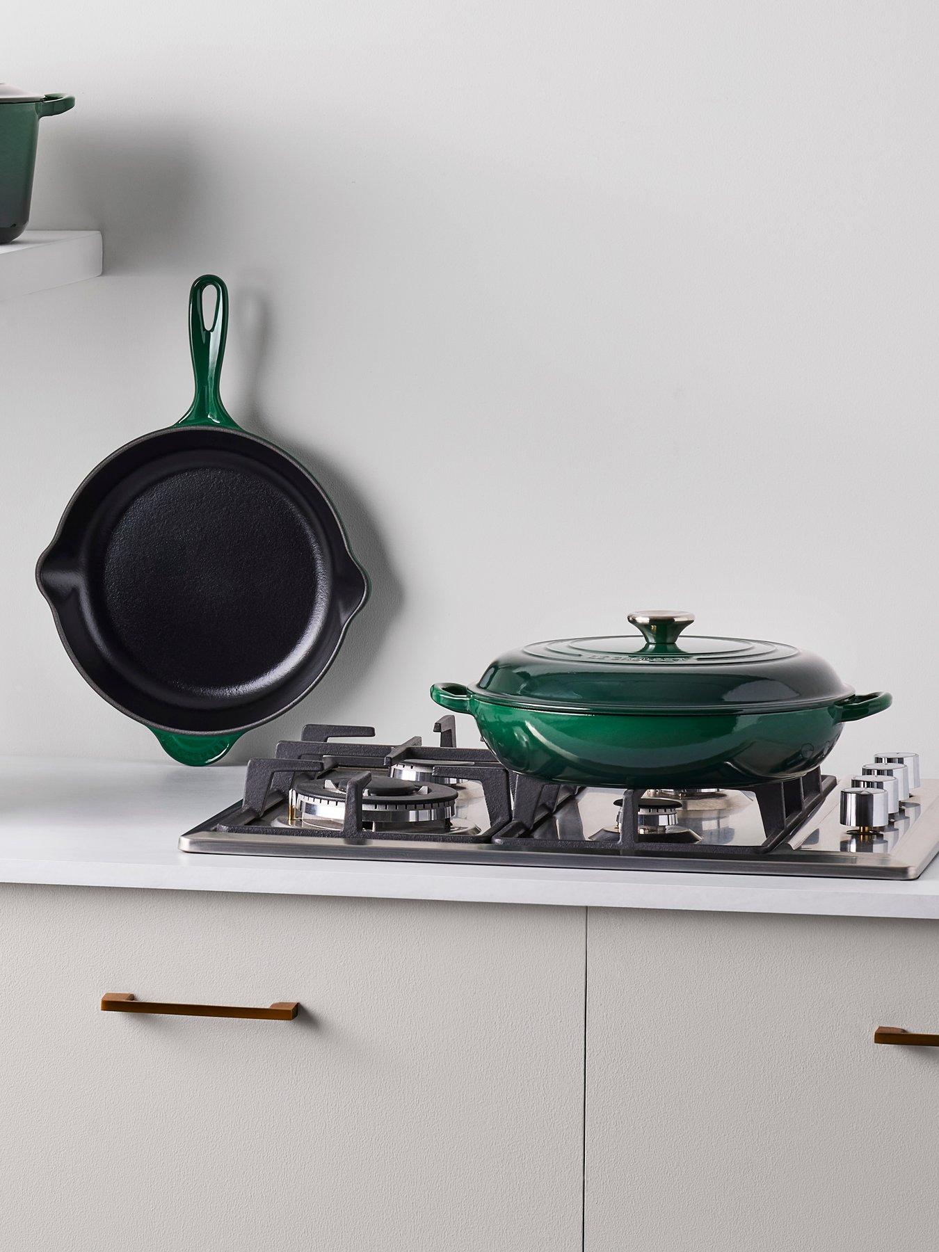 Le Creuset Classic Cast Iron Skillet With Metal Handle 26cm Juniper