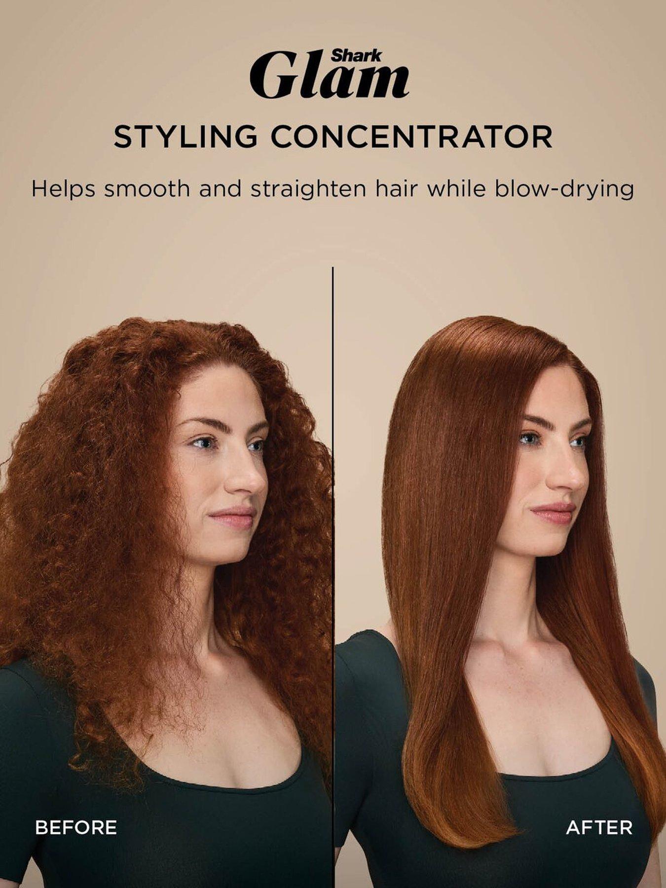 Image 7 of 7 of Shark Glam Sleek Straight Waves &amp; Curls Pink Exclusive