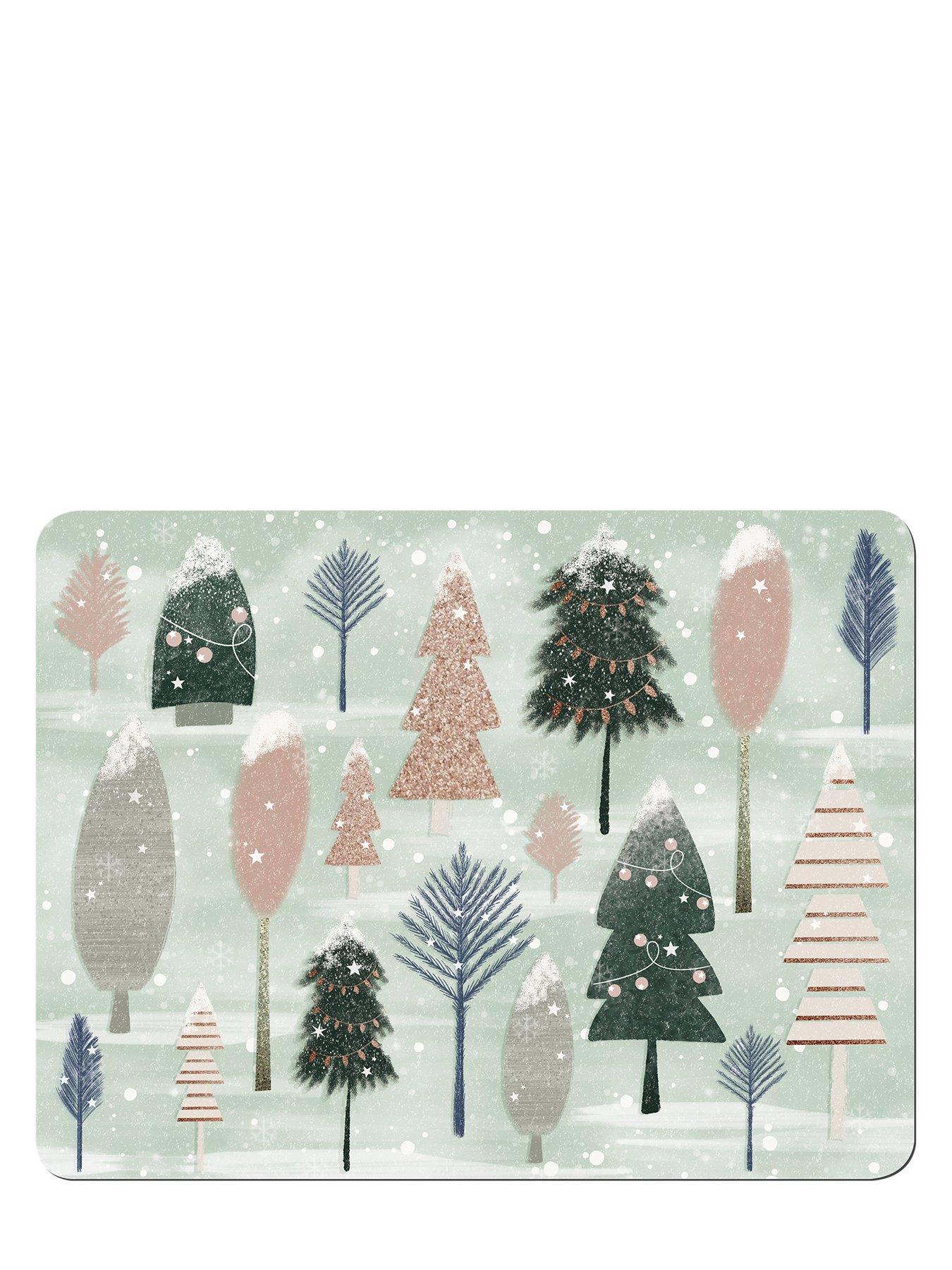 Denby Christmas Forest Set Of 6 Placemats