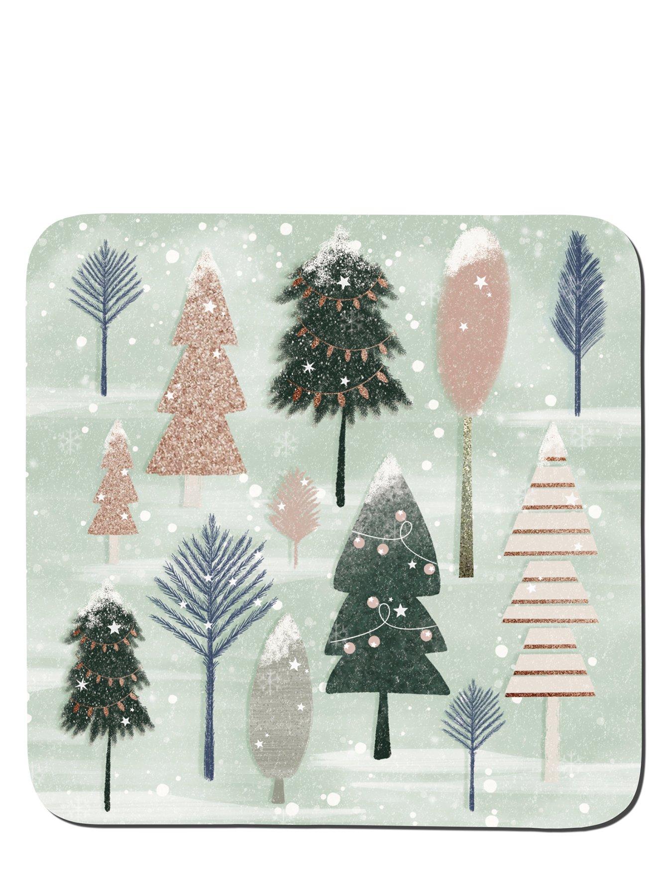 Image 1 of 2 of Denby Christmas Forest Set Of 6 Coasters