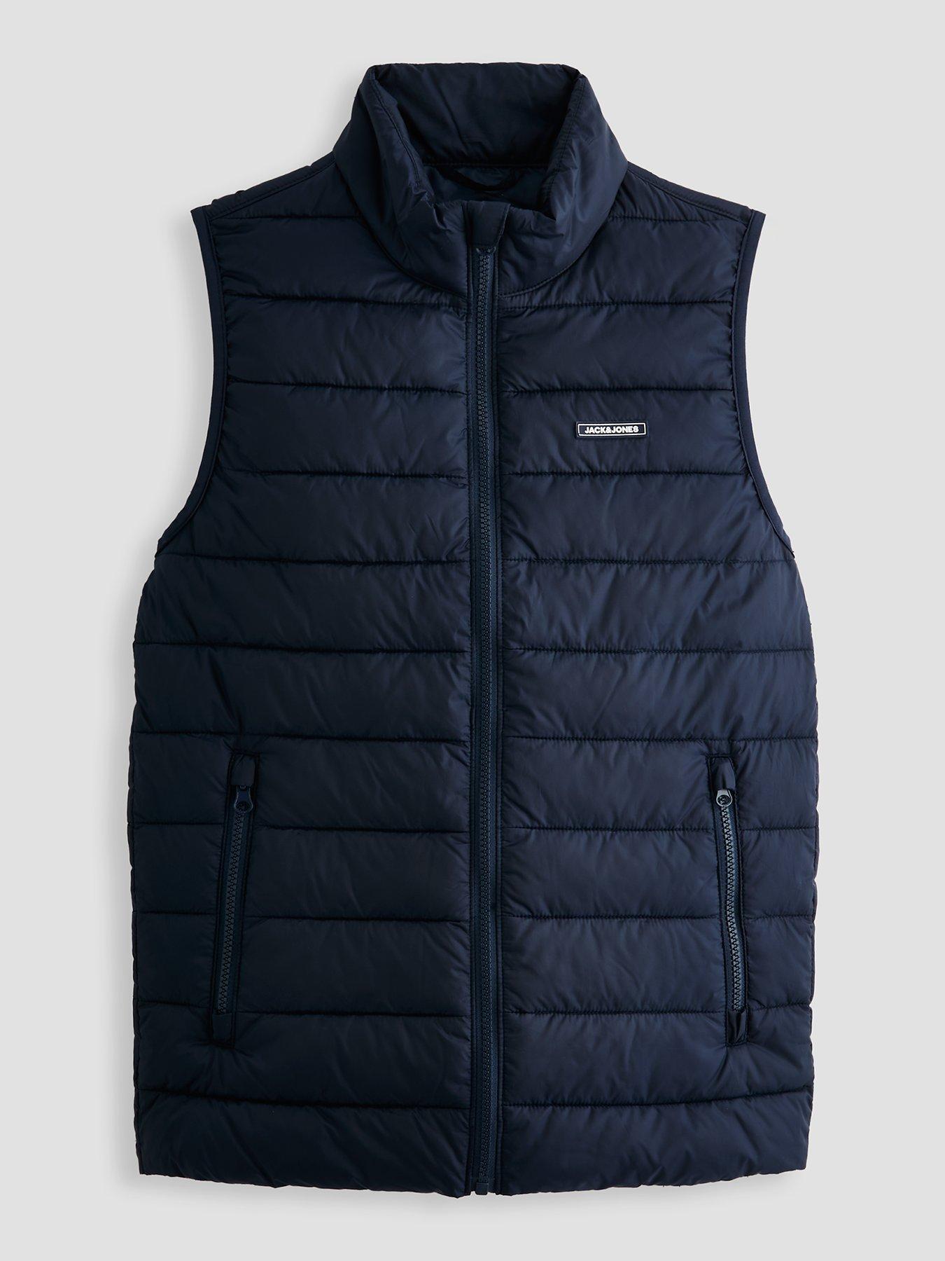 Jack & Jones Junior Boys Louis Lightweight Gilet - Navy