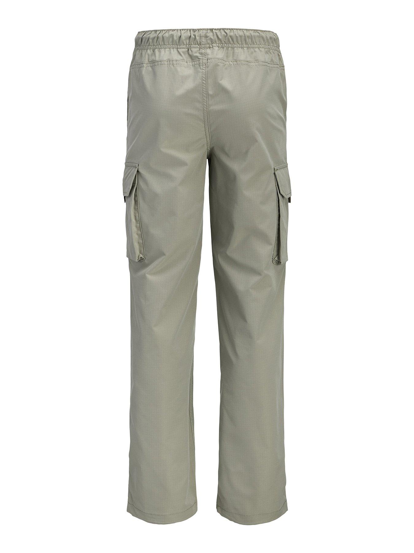 Image 7 of 7 of Jack & Jones Junior Boys Kane Ivan Cargo Joggers - Khaki