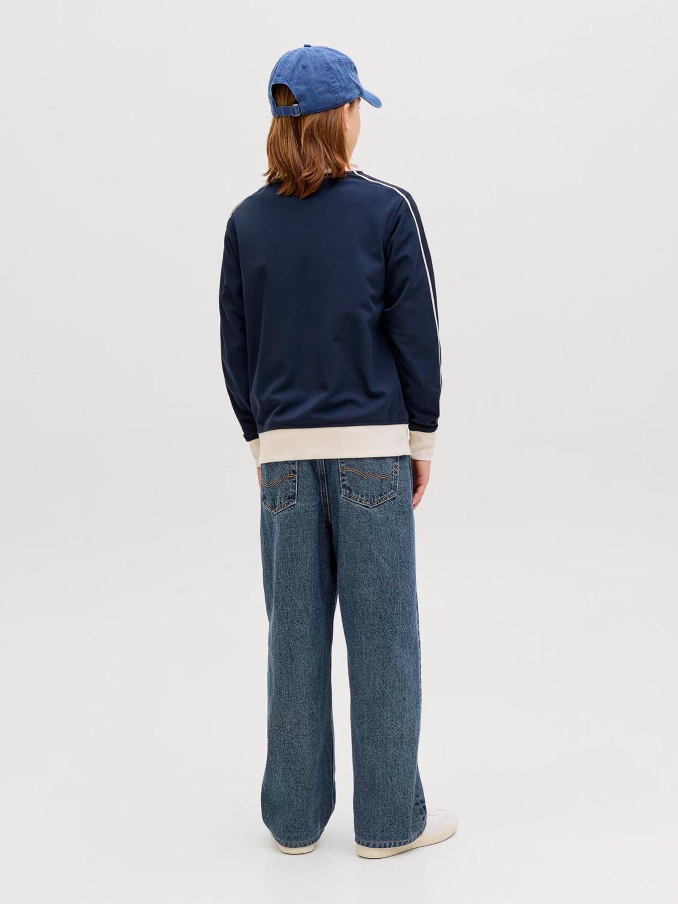 Image 2 of 7 of Jack & Jones Junior Boys Alex Original 058 Jeans - Blue