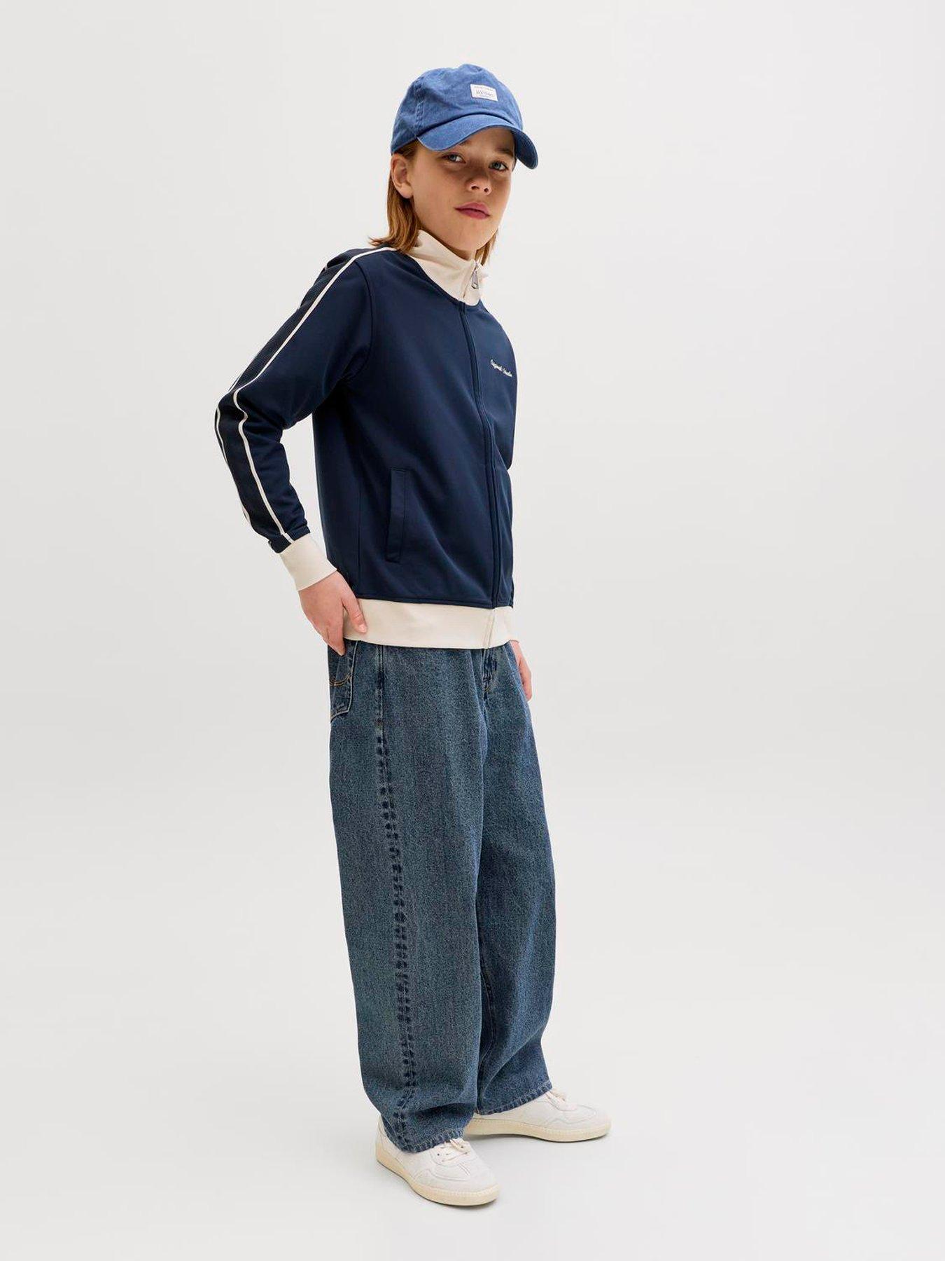 Image 3 of 7 of Jack & Jones Junior Boys Alex Original 058 Jeans - Blue
