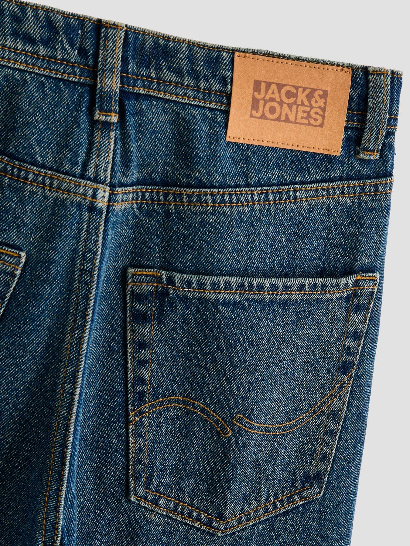 Image 5 of 7 of Jack & Jones Junior Boys Alex Original 058 Jeans - Blue