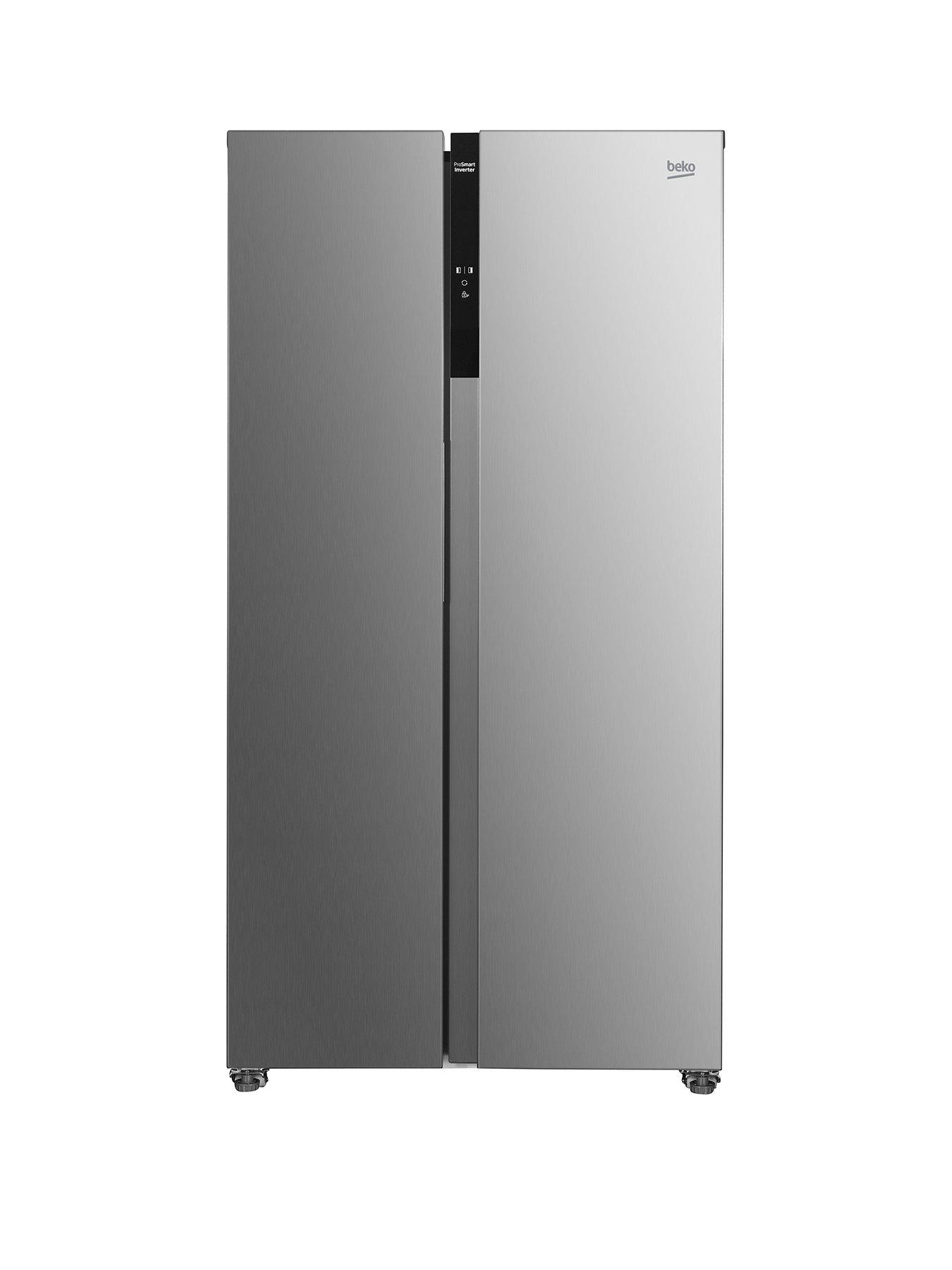 Image 1 of 3 of Beko ASL1532PX Side By Side Cooling Brushed Steel
