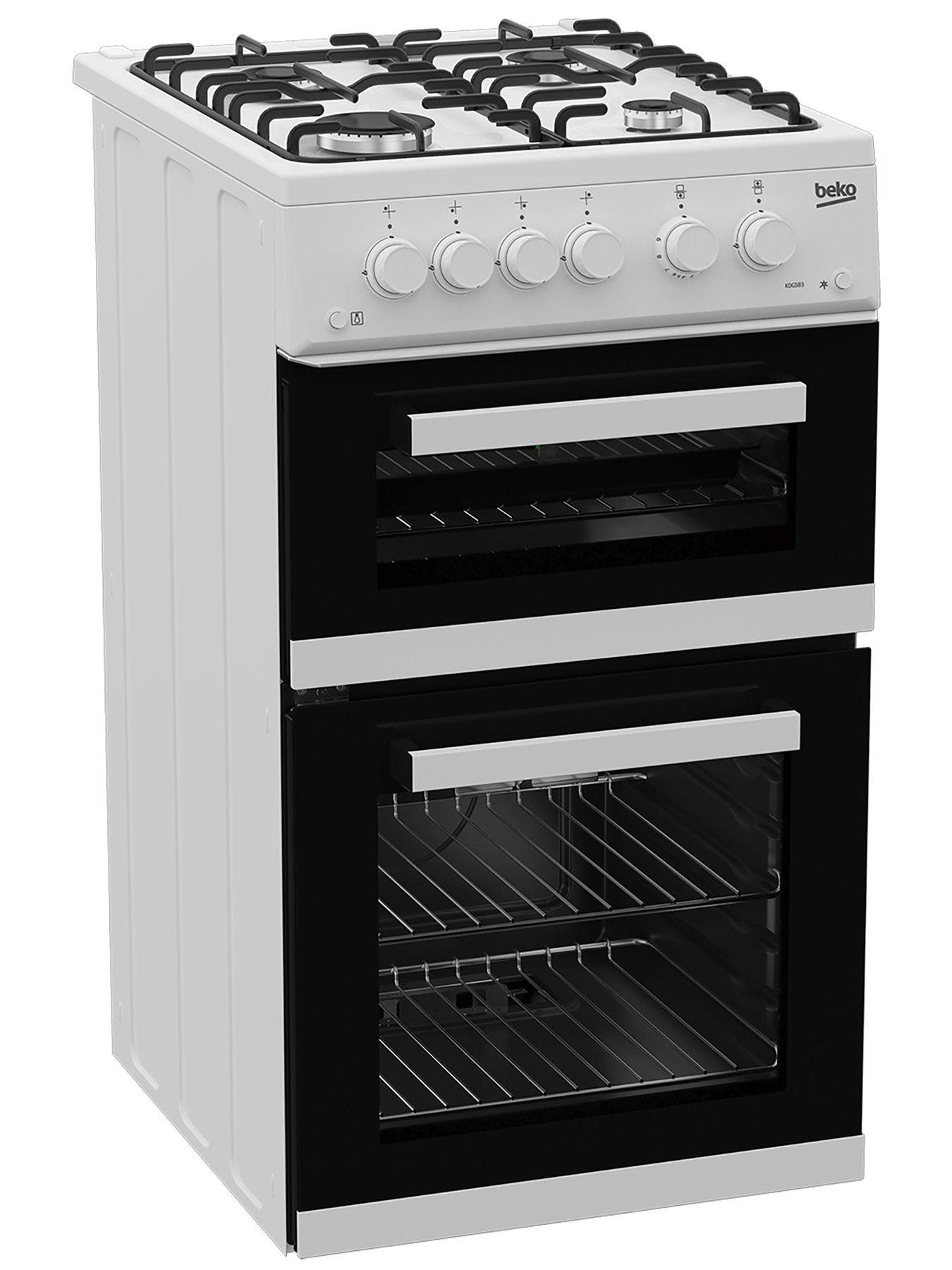 Image 2 of 6 of Beko KDG583W Gas Cooking White