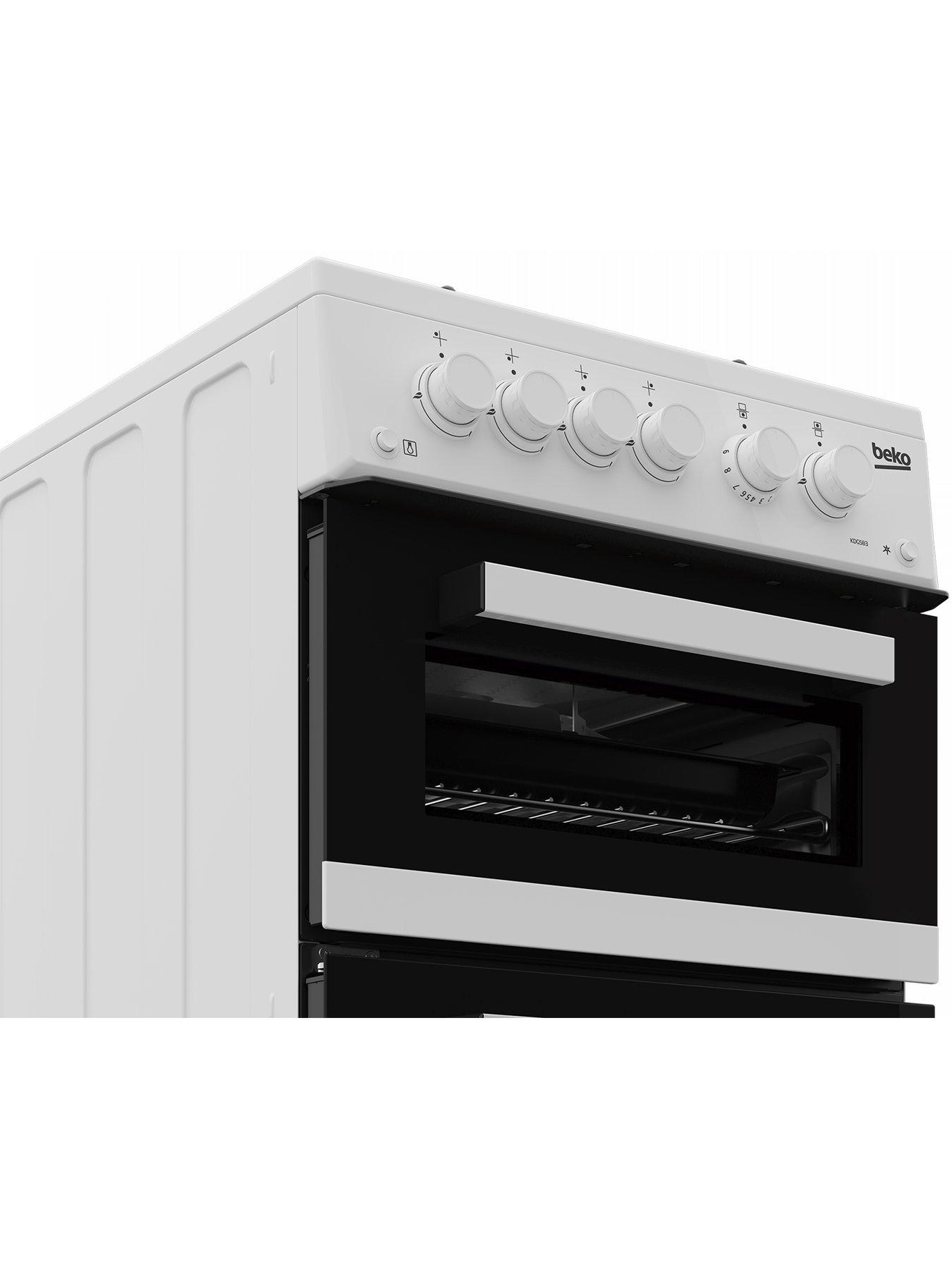 Image 3 of 6 of Beko KDG583W Gas Cooking White