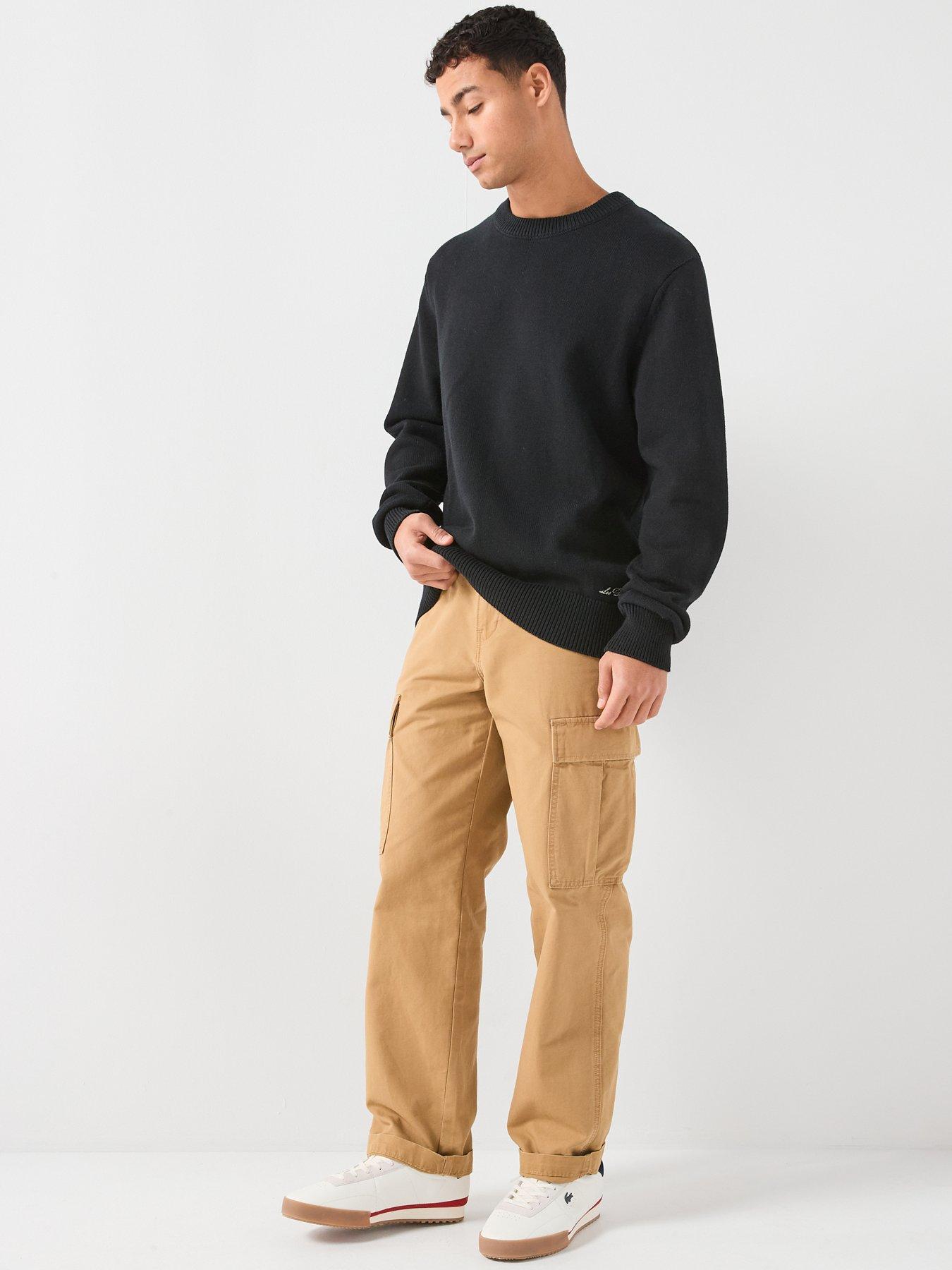 Image 3 of 6 of Les Deux Gary Globe Back Logo Knitted Jumper - Black