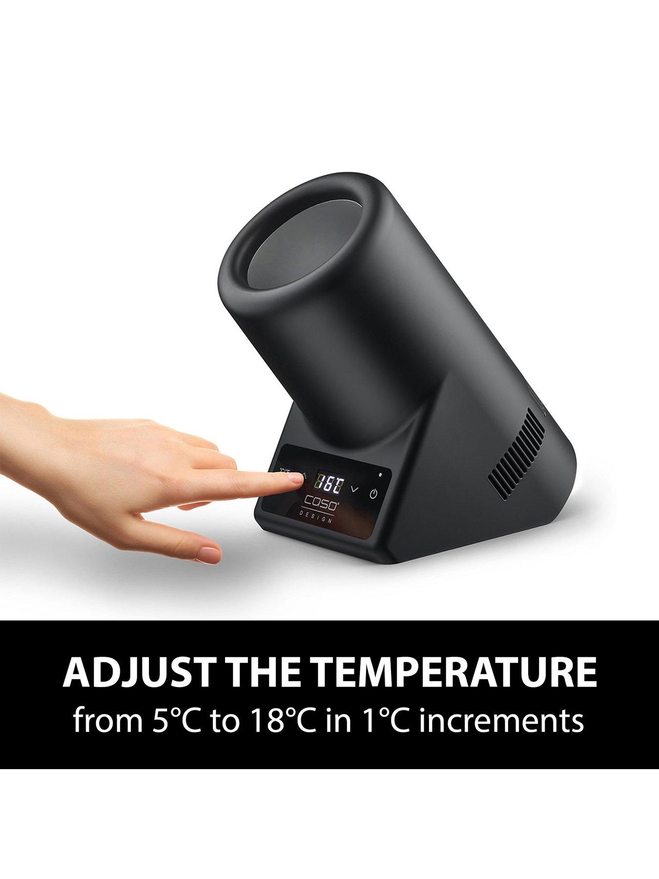 Image 5 of 7 of Caso Design VinoCase Tabletop Wine Cooler -&nbsp;Black