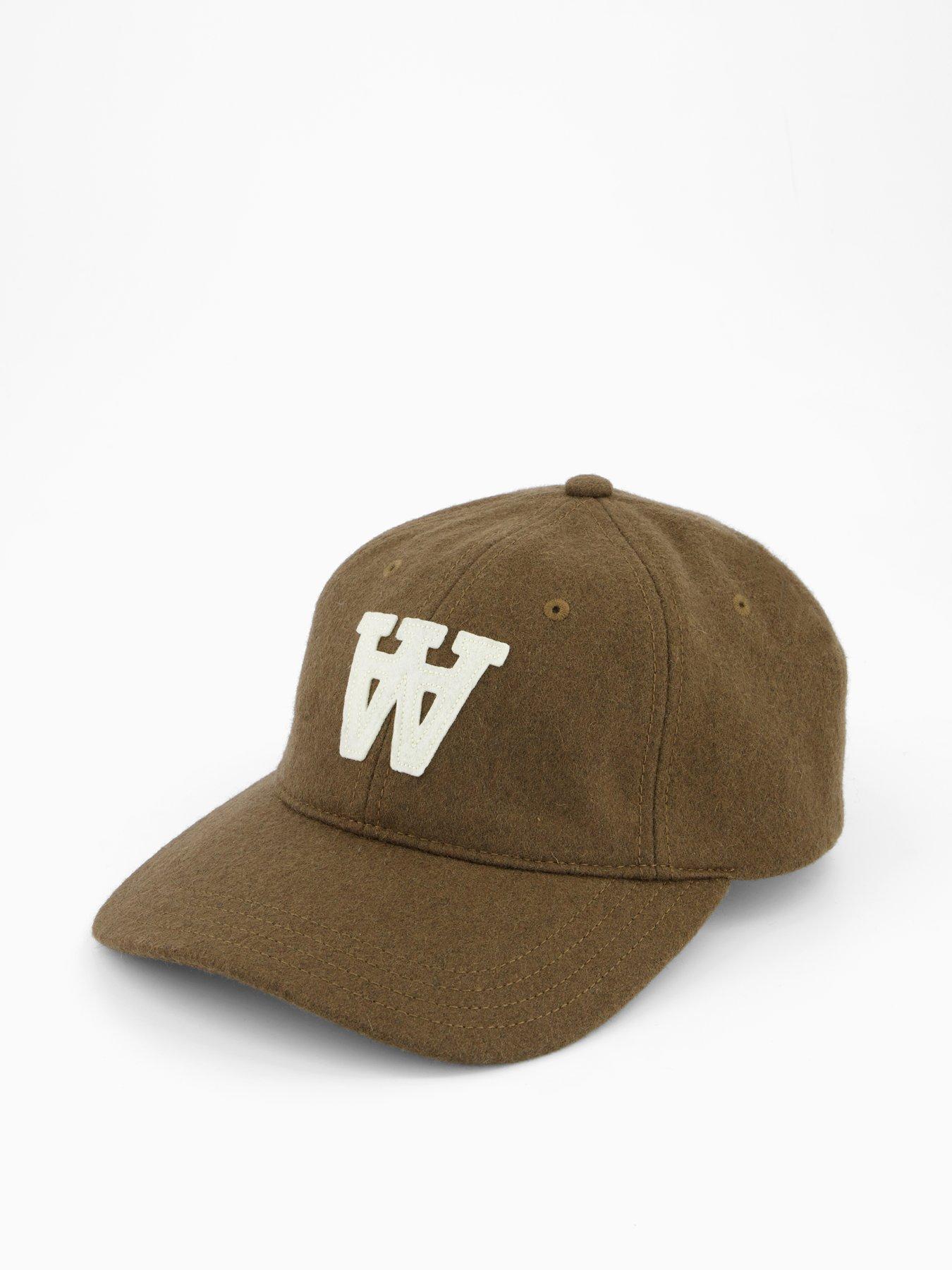 Image 3 of 4 of Double A by Wood Wood Brown Felt Patch Cap - One Colour