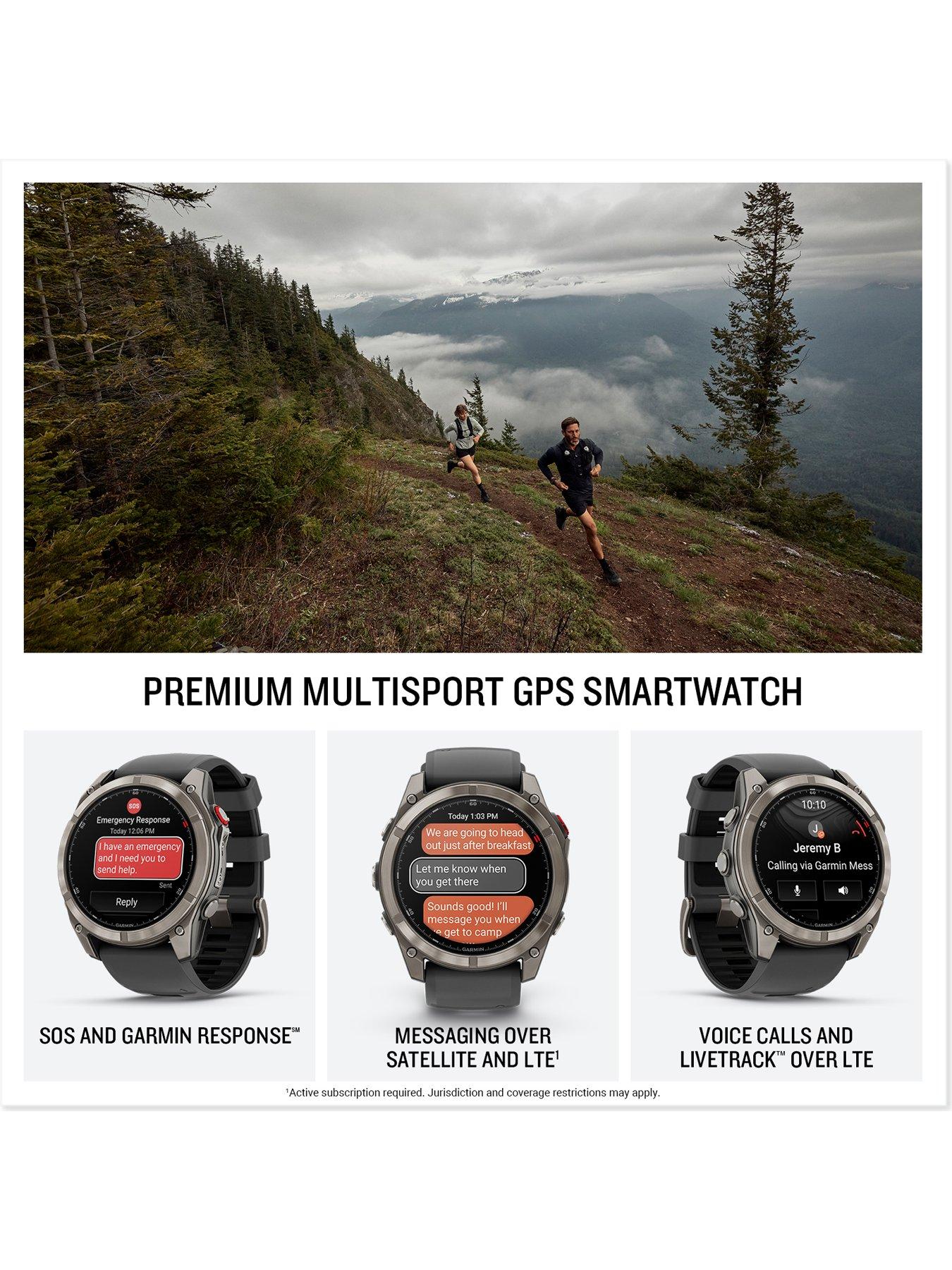 Image 2 of 7 of Garmin fenix 8 Pro, 51mm, LTE, Sapphire, Titanium - Graphite
