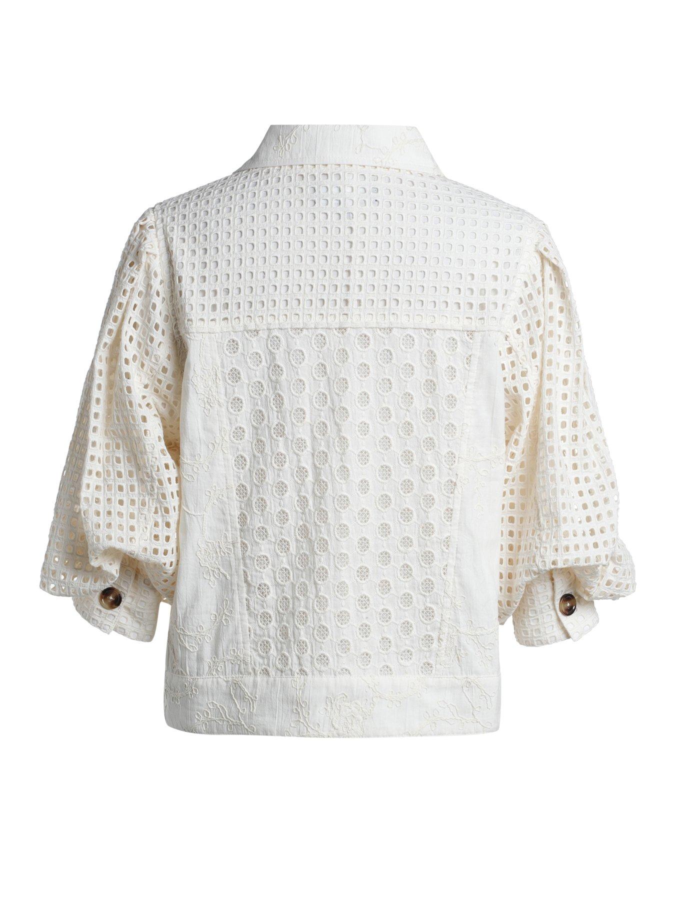 Image 2 of 5 of Emily Lovelock Judy Broderie Anglaise Jacket