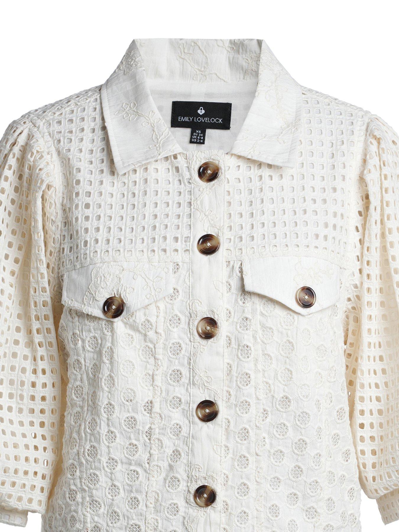 Image 5 of 5 of Emily Lovelock Judy Broderie Anglaise Jacket