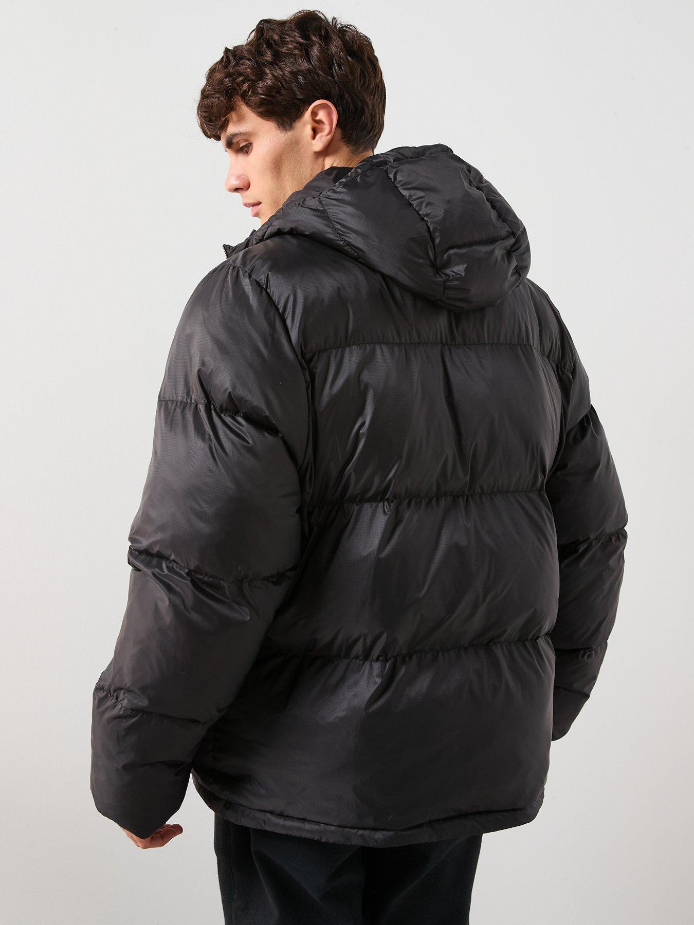 Double A by Wood Wood Claus Hooded Puffer Jacket - Black | Very