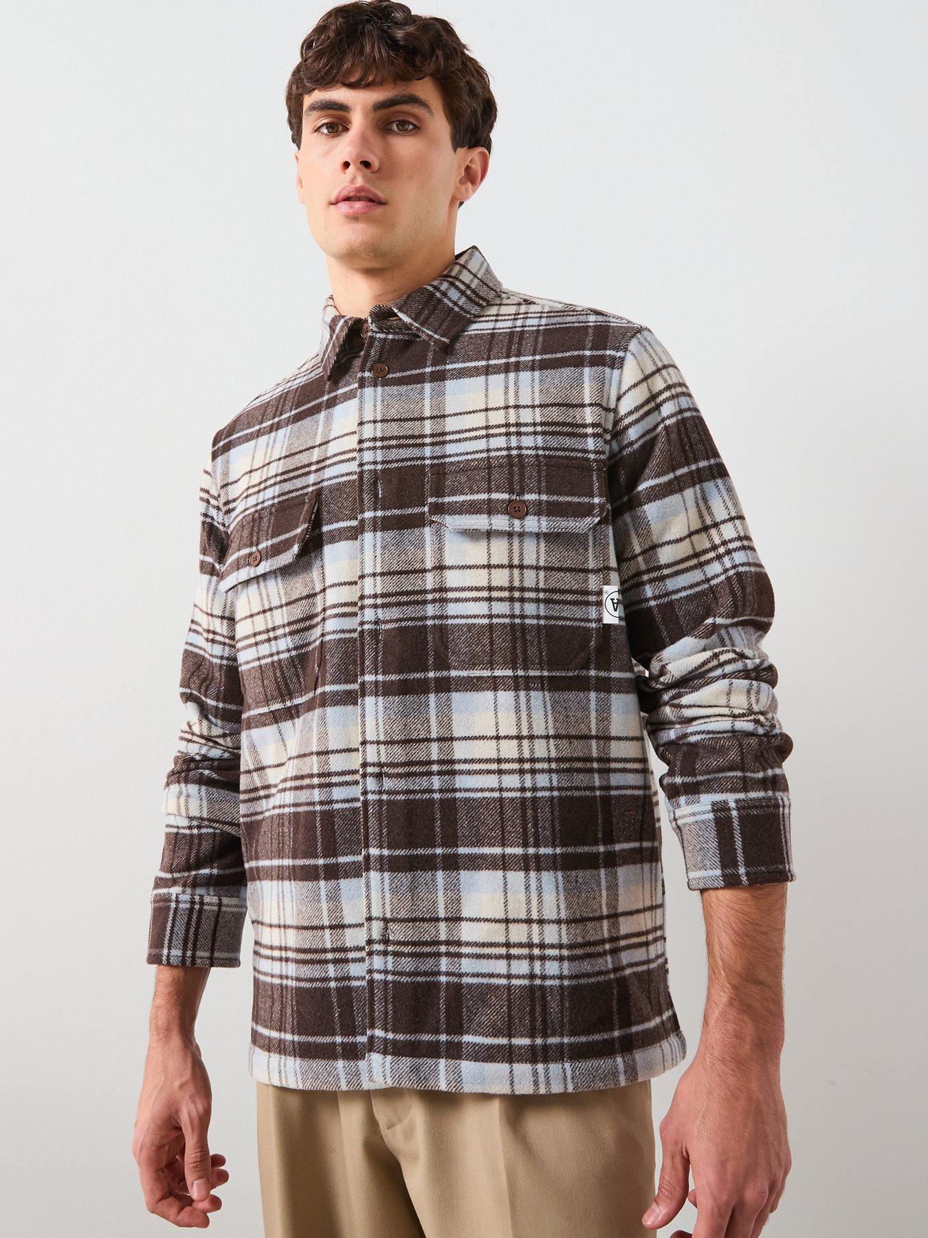 Double A by Wood Wood Overshirt - Brown