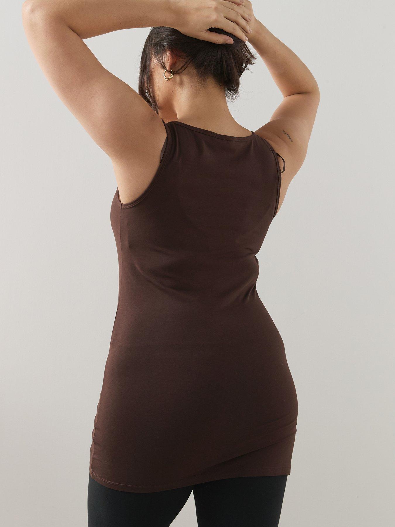 Image 3 of 7 of The Very Collection Curve 2 Pack Longline Vest - Multi