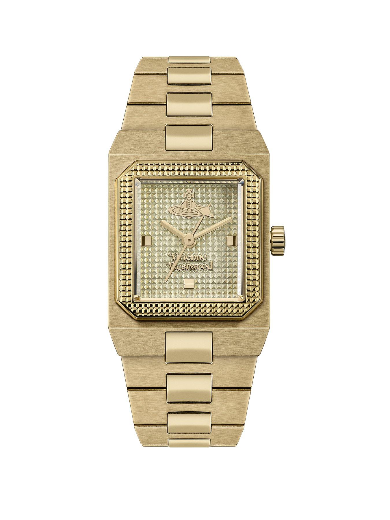 Vivienne Westwood The Brunswick Ladies Quartz Watch Light Olive Dial Gold Stainless Steel Case and Bracelet