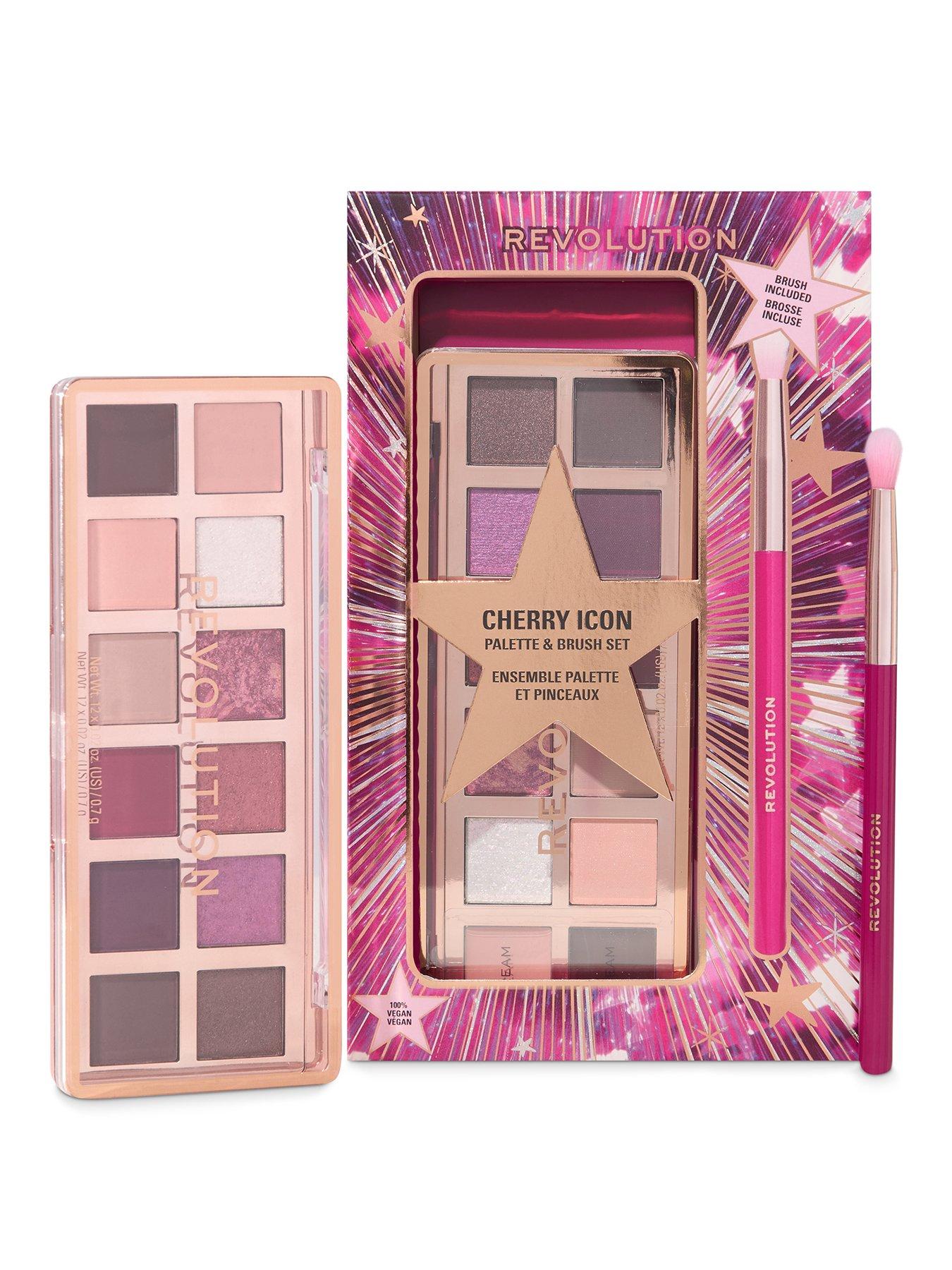 Revolution Beauty London Revolution Beauty Cherry Icon Eye Shadow Palette & Brush Set
