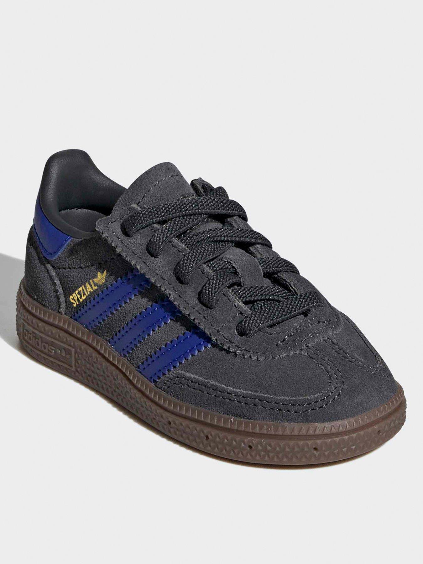 Image 2 of 7 of adidas Originals Kids Handball Spezials Elastic Trainers - Grey