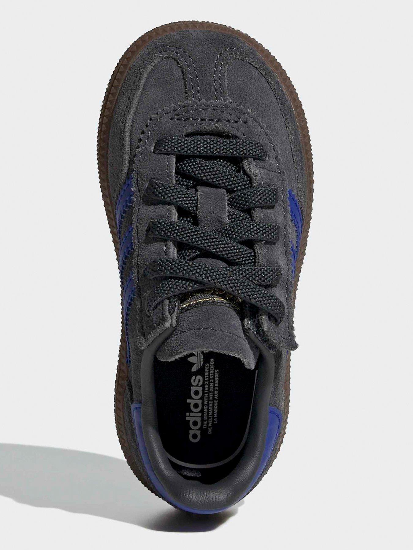 Image 4 of 7 of adidas Originals Kids Handball Spezials Elastic Trainers - Grey