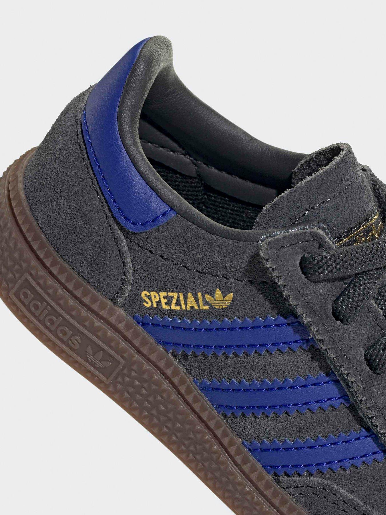 Image 6 of 7 of adidas Originals Kids Handball Spezials Elastic Trainers - Grey