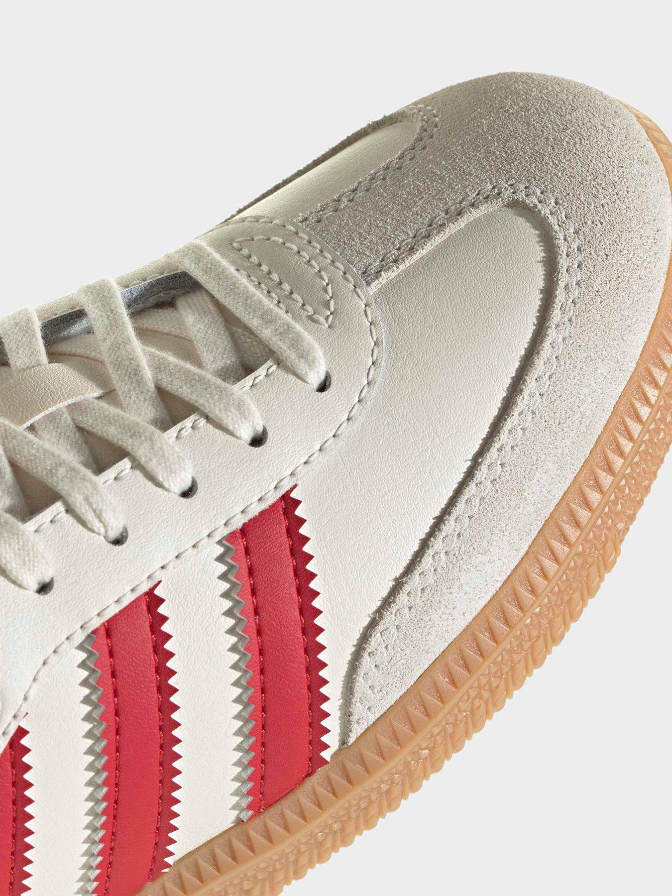 Image 7 of 7 of adidas Originals Junior Samba Trainers - Cream/Red